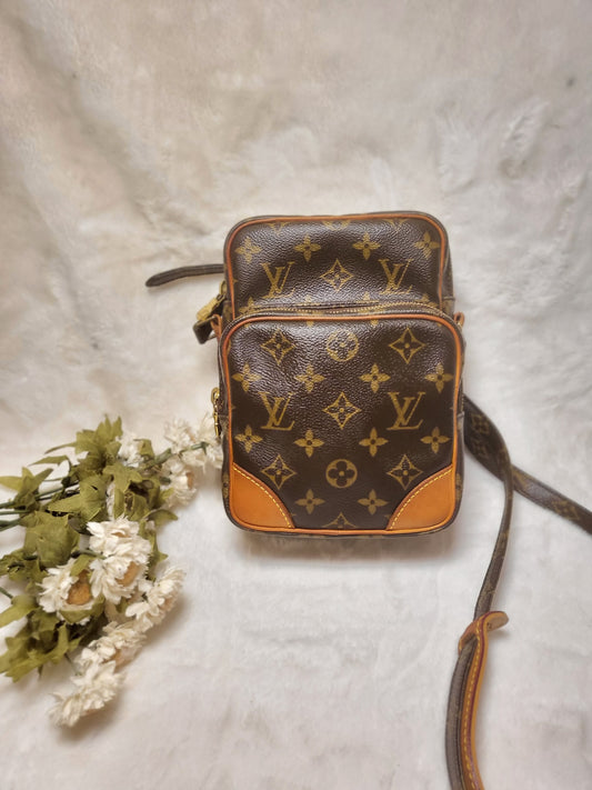 Authentic pre-owned Louis Vuitton Amazone pm crossbody shoulder bag