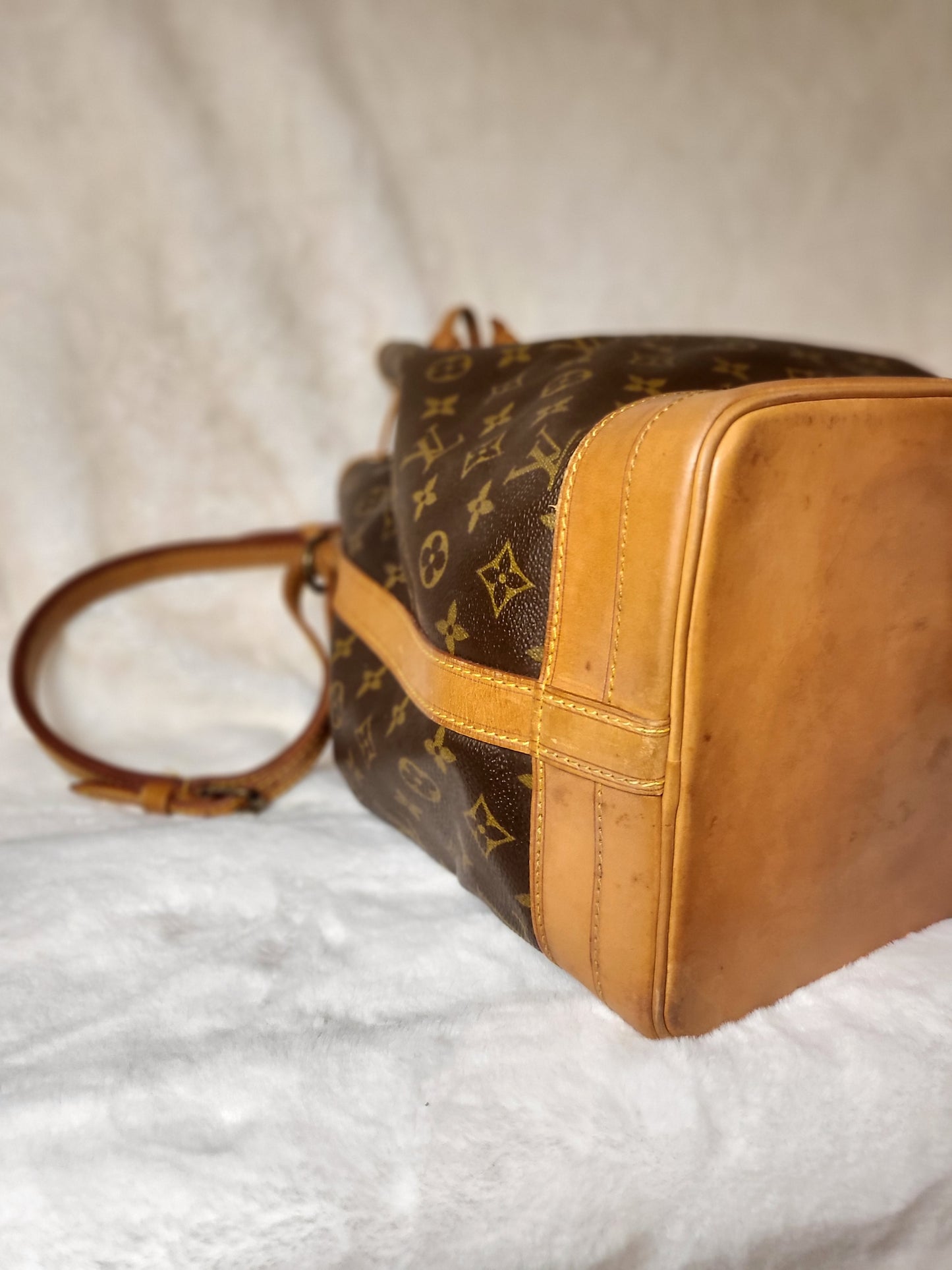 Authentic pre-owned Louis Vuitton Noe GM bucket shower bab