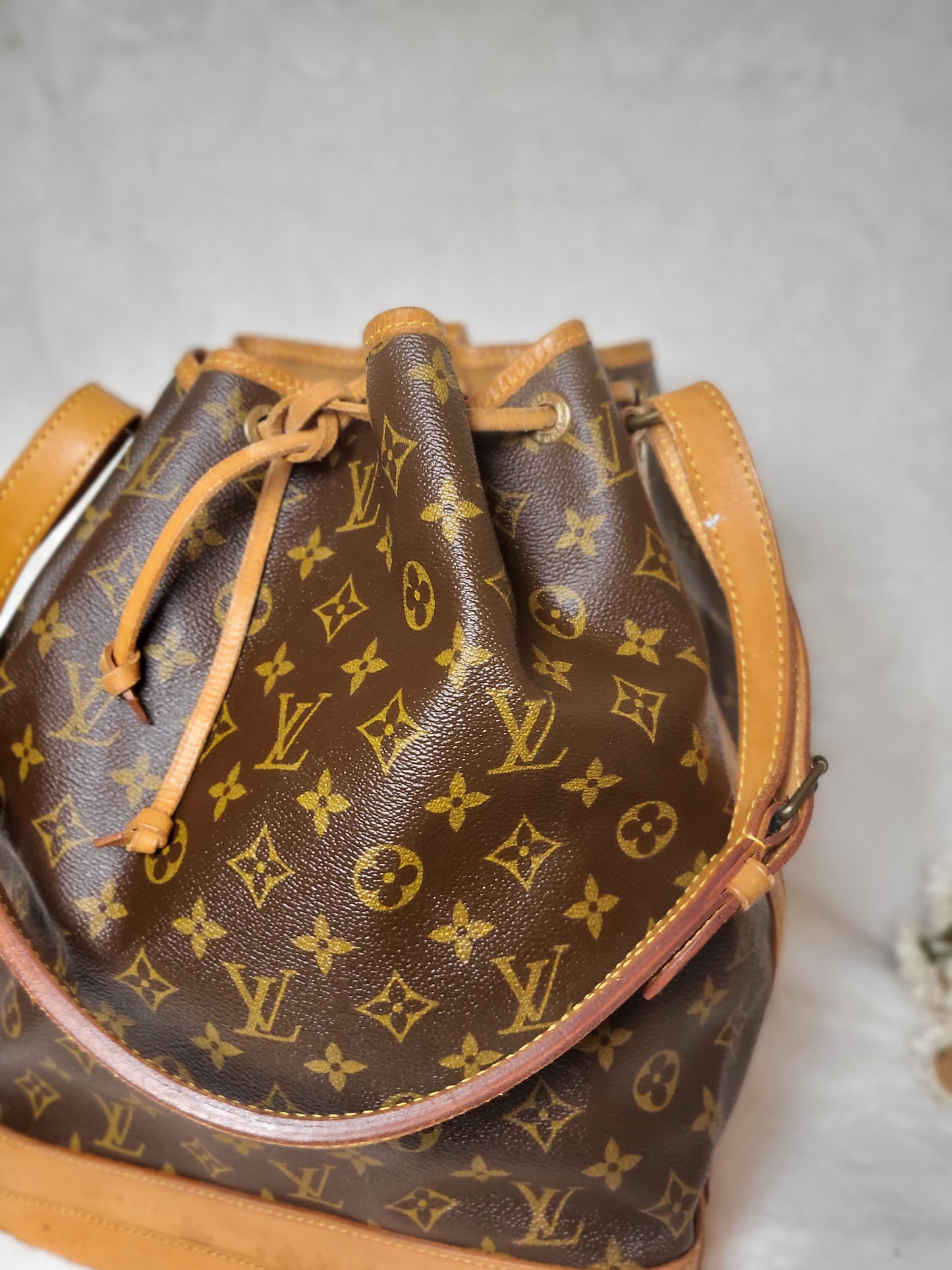 Authentic pre-owned Louis Vuitton Noe GM bucket shower bab