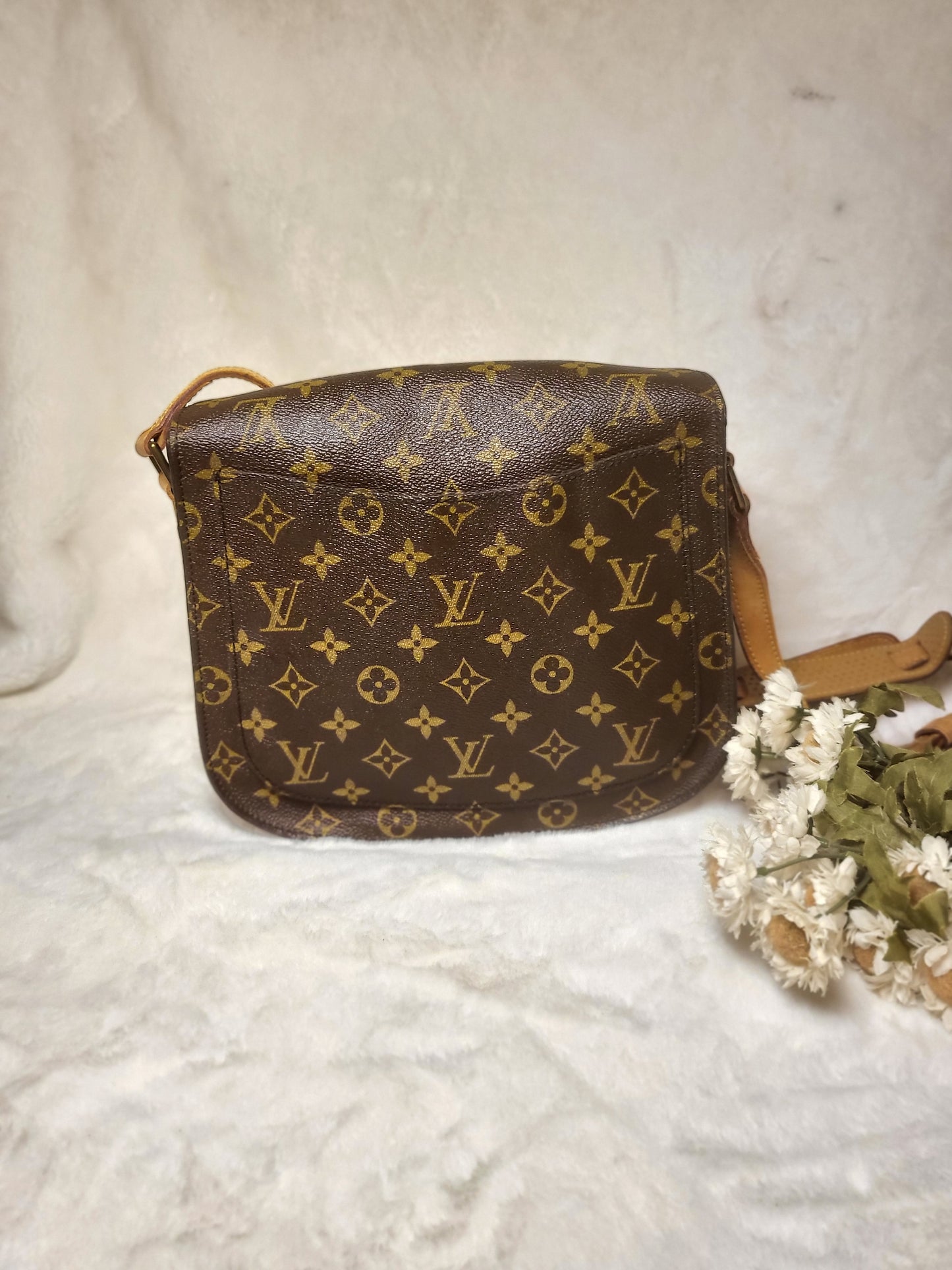 Authentic pre-owned Louis Vuitton Saint Cloud GM crossbody shoulder bag