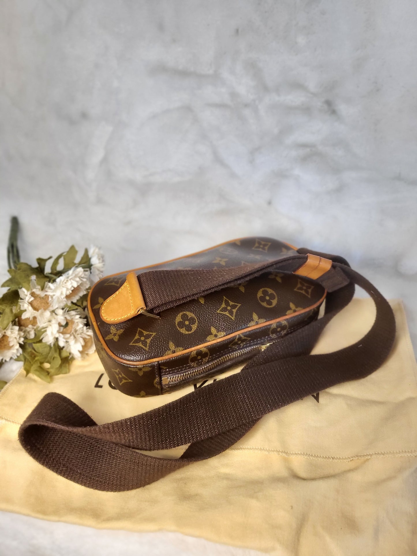 Authentic pre-owned Louis Vuitton Pochette Gange bum bag waist bag