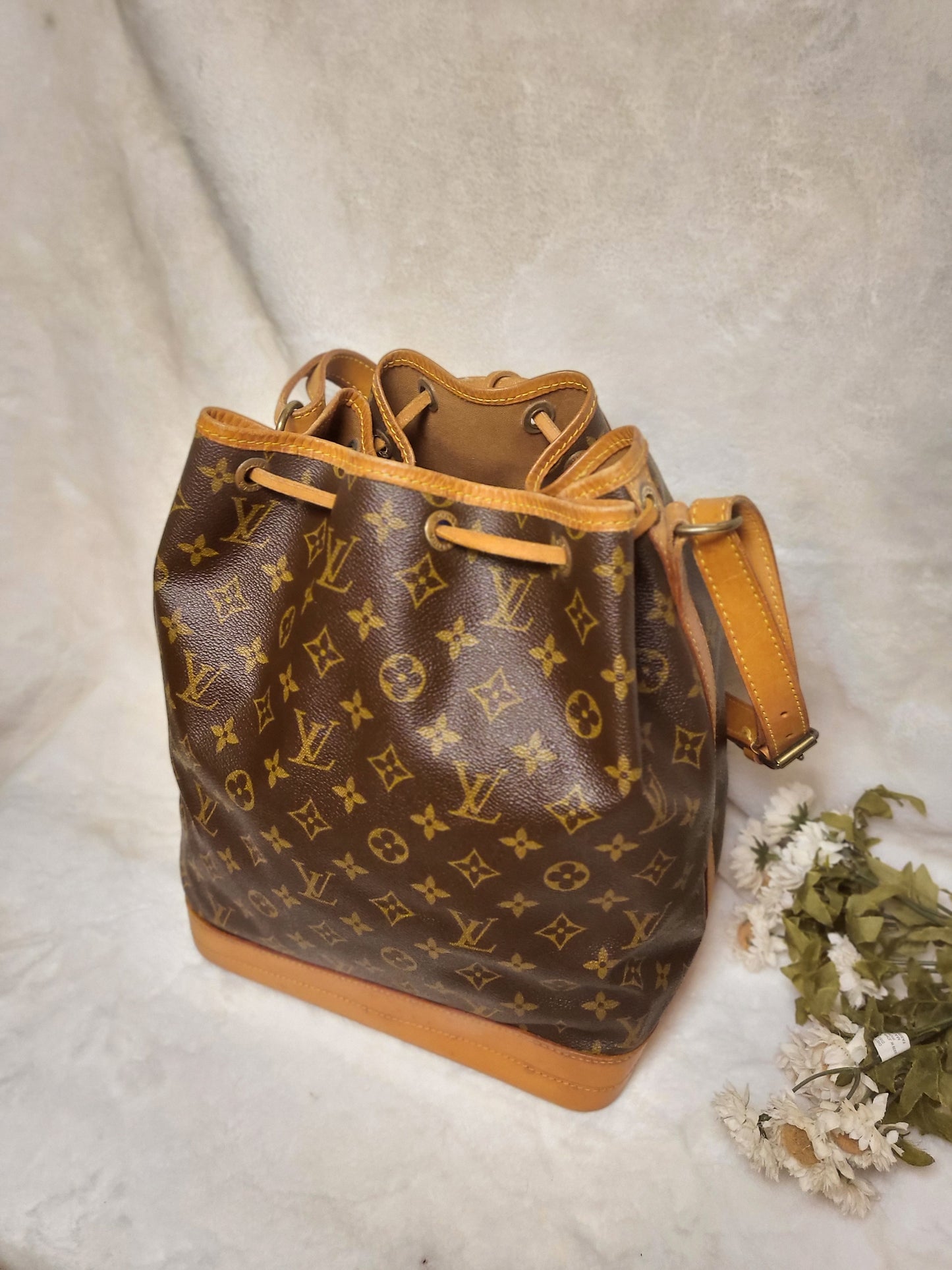 Authentic pre-owned Louis Vuitton Noe GM bucket shower bab