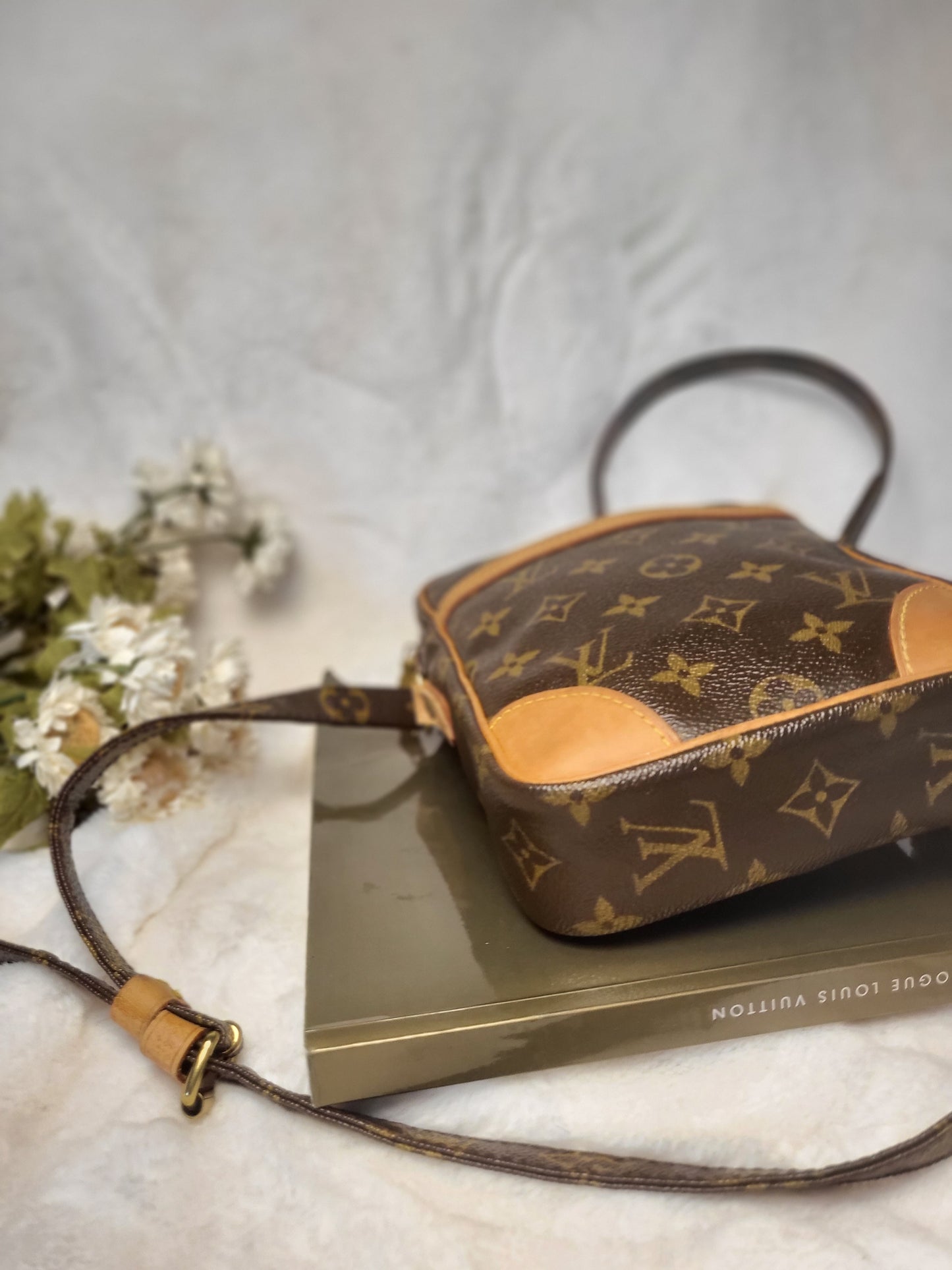 Authentic pre-owned Louis Vuitton Danube pm crossbody shoulder bag