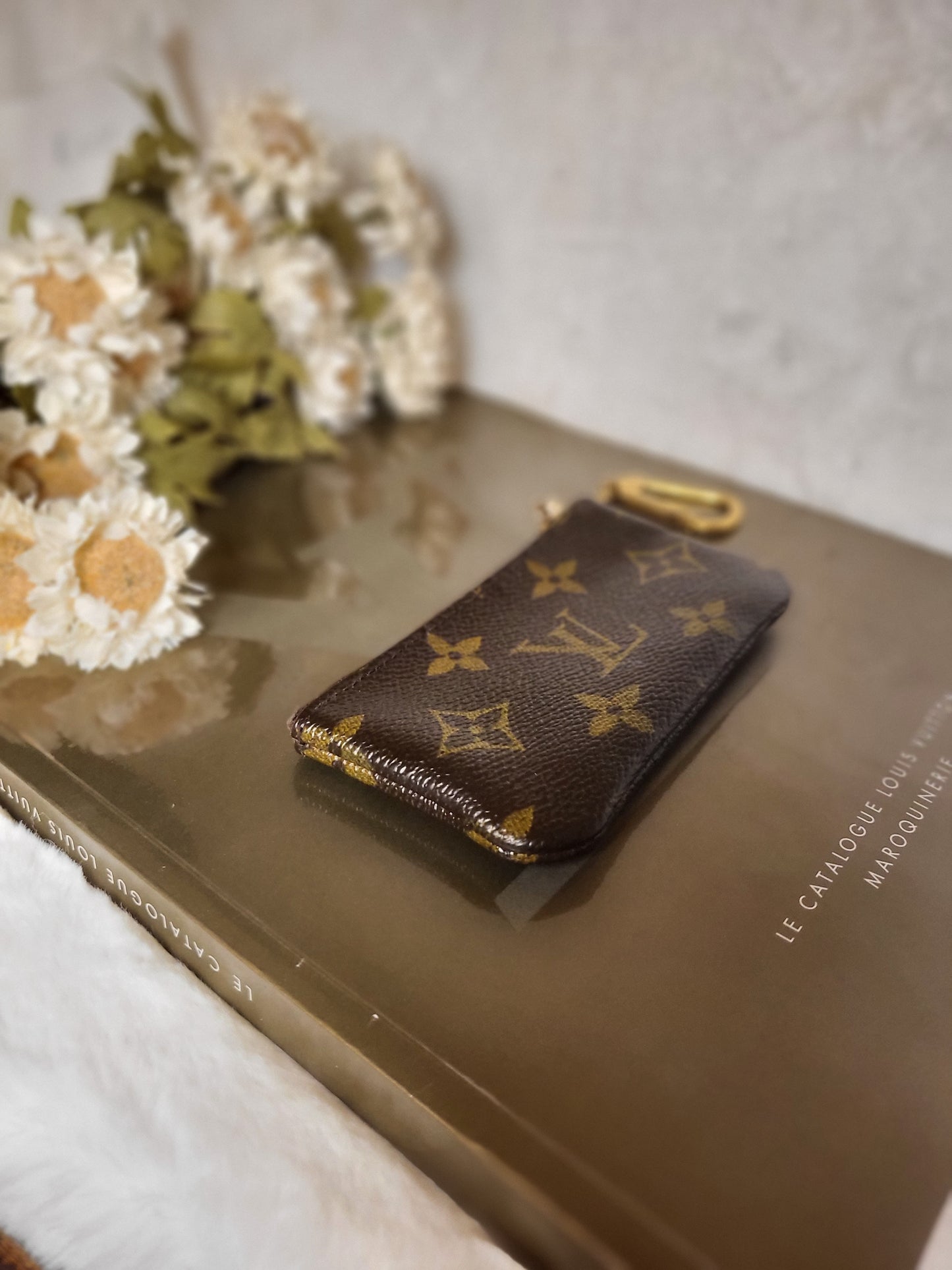 Authentic pre-owned Louis Vuitton key cle pouch