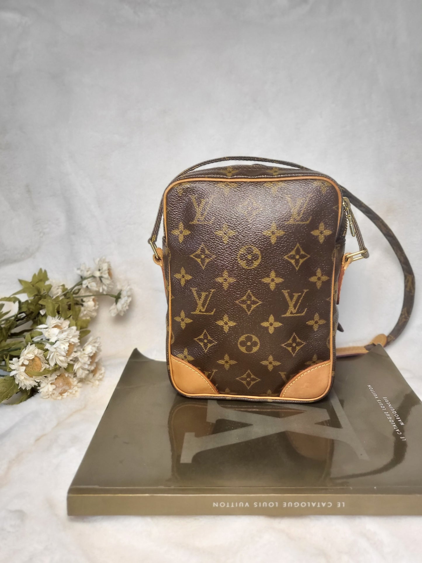 Authentic pre-owned Louis Vuitton Danube pm crossbody shoulder bag
