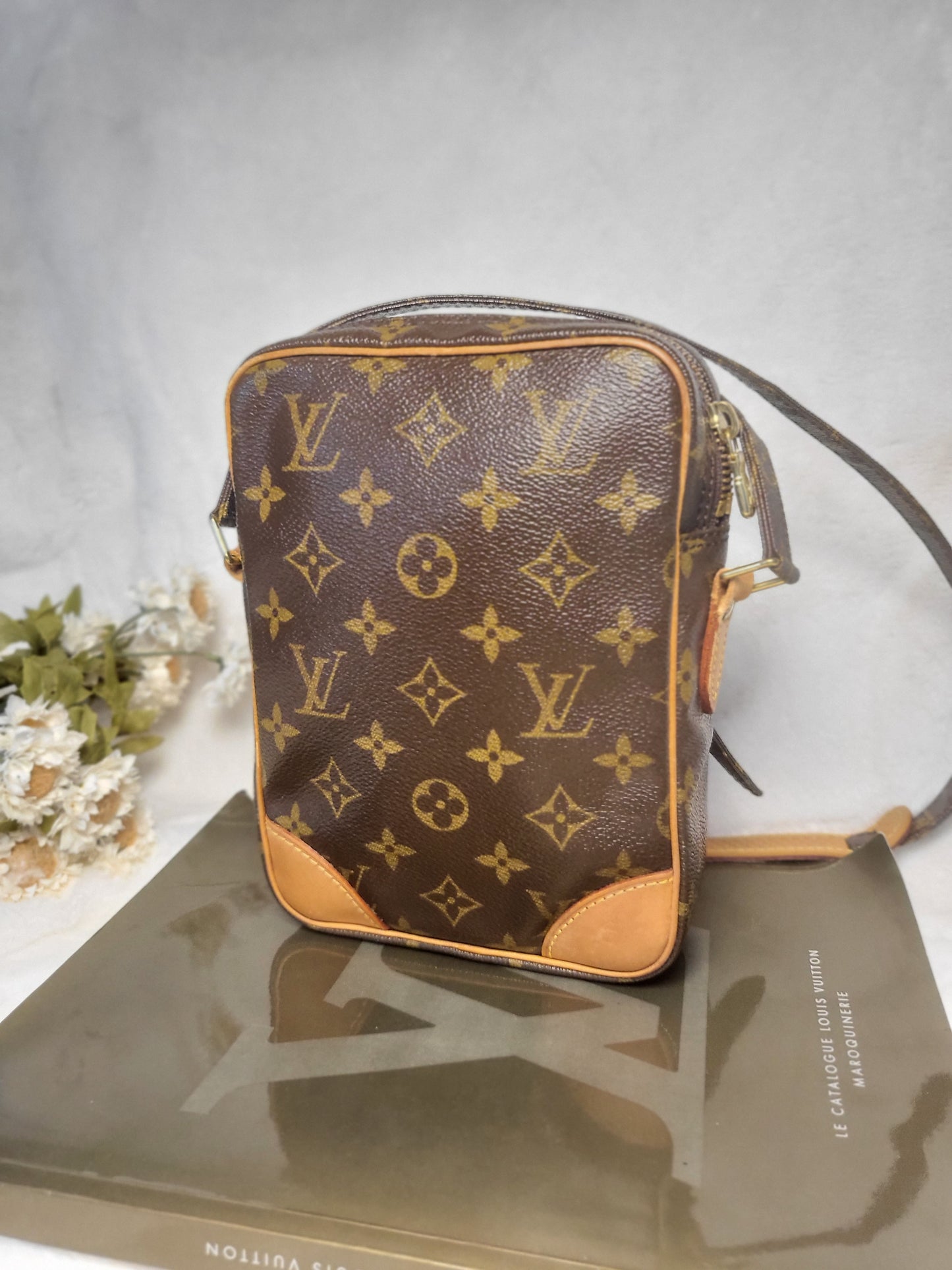 Authentic pre-owned Louis Vuitton Danube pm crossbody shoulder bag
