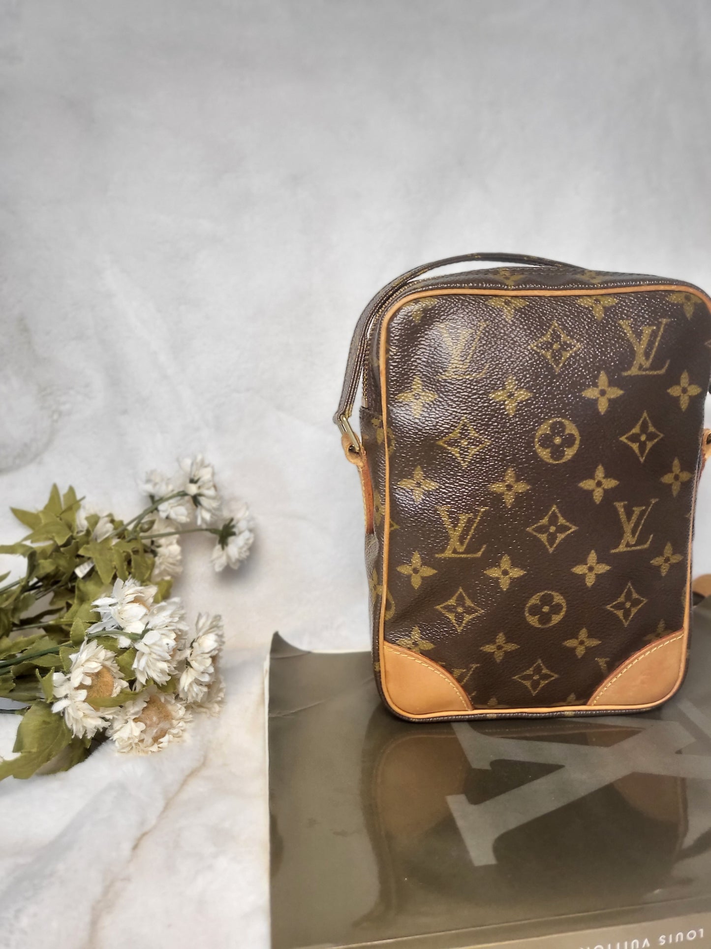 Authentic pre-owned Louis Vuitton Danube pm crossbody shoulder bag