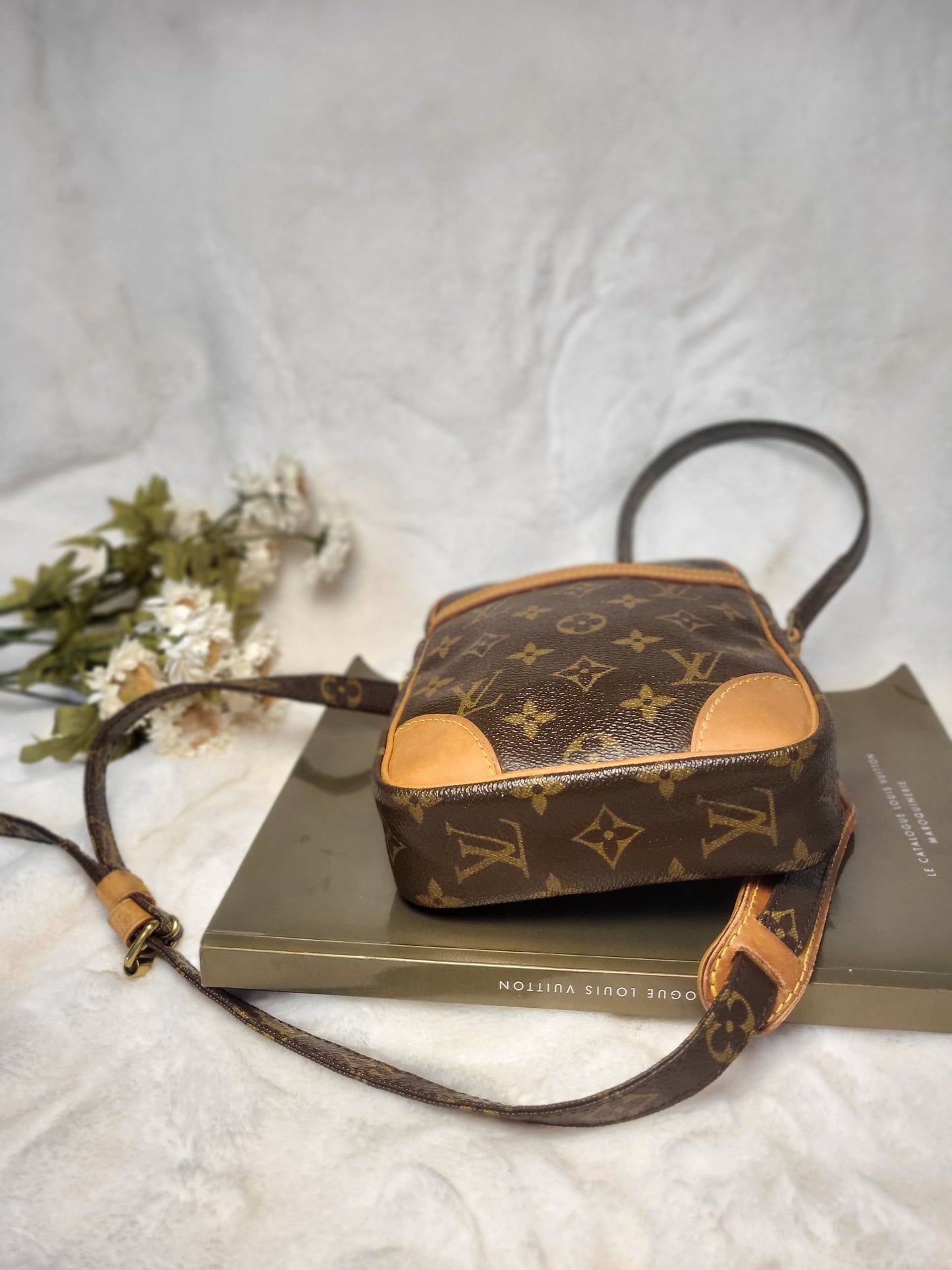Authentic pre-owned Louis Vuitton Danube pm crossbody shoulder bag