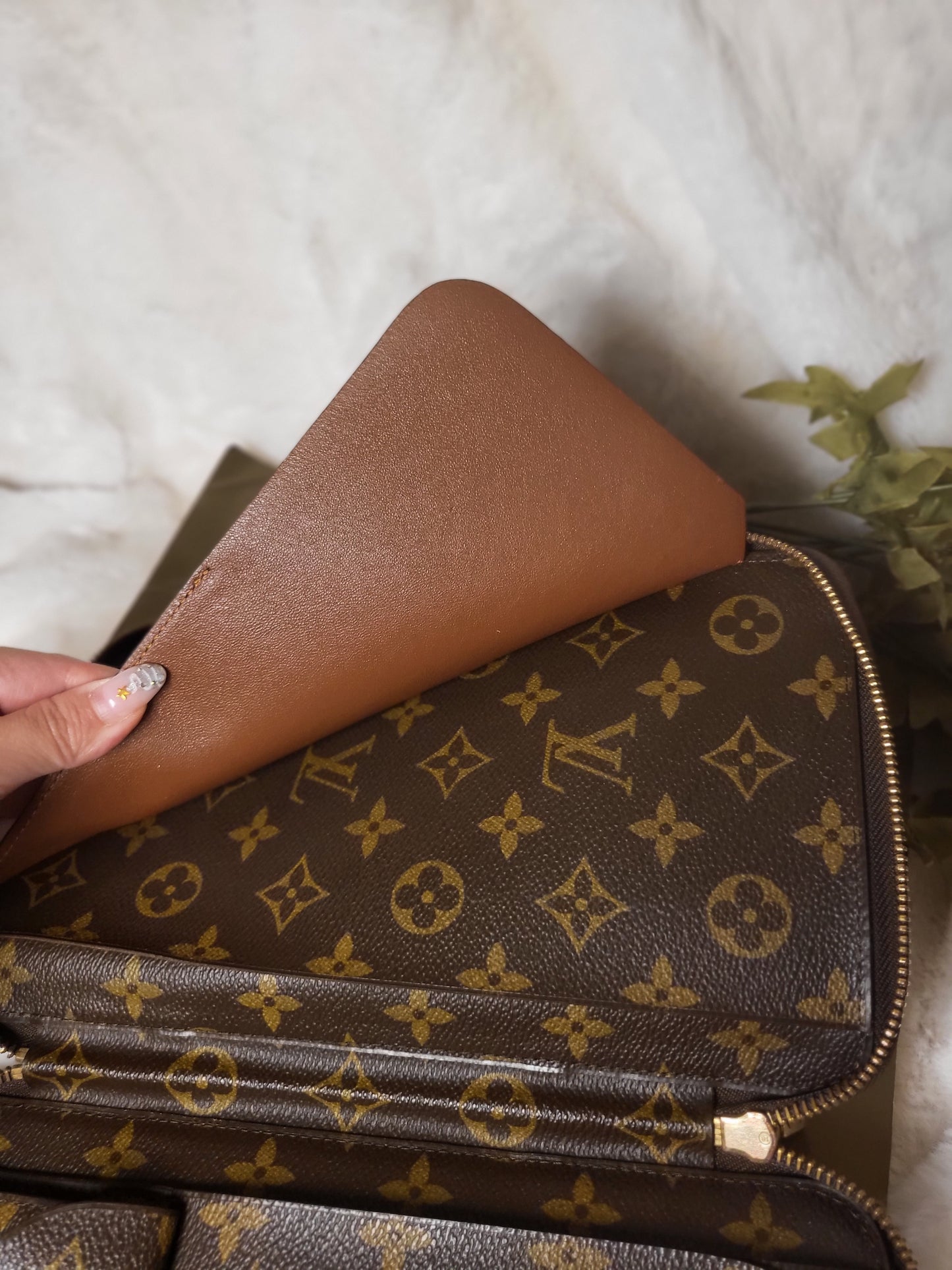 Authentic pre-owned Louis Vuitton de Voyage travel organizer