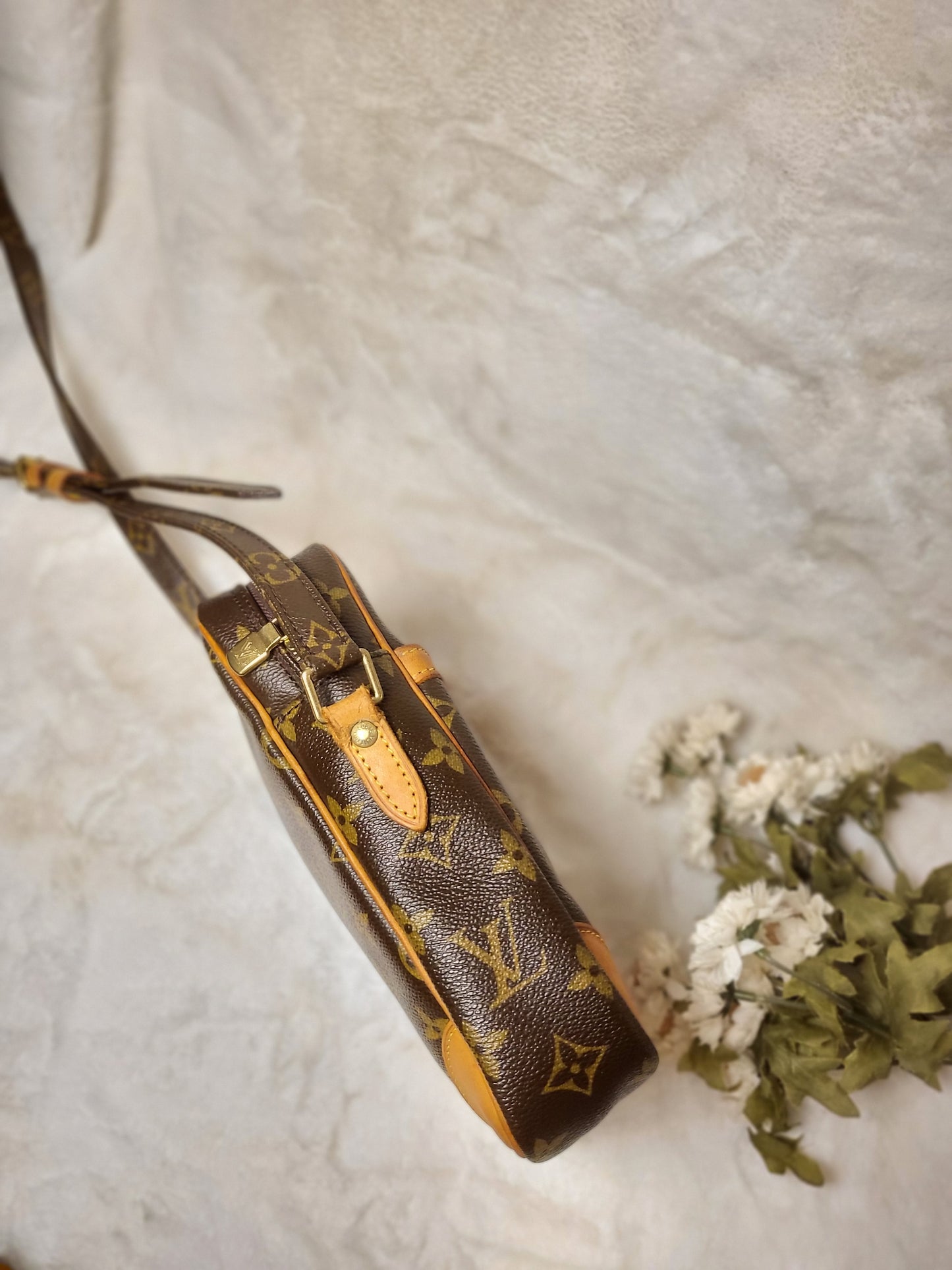 Authentic pre-owned Louis Vuitton Danube pm crossbody shoulder bag