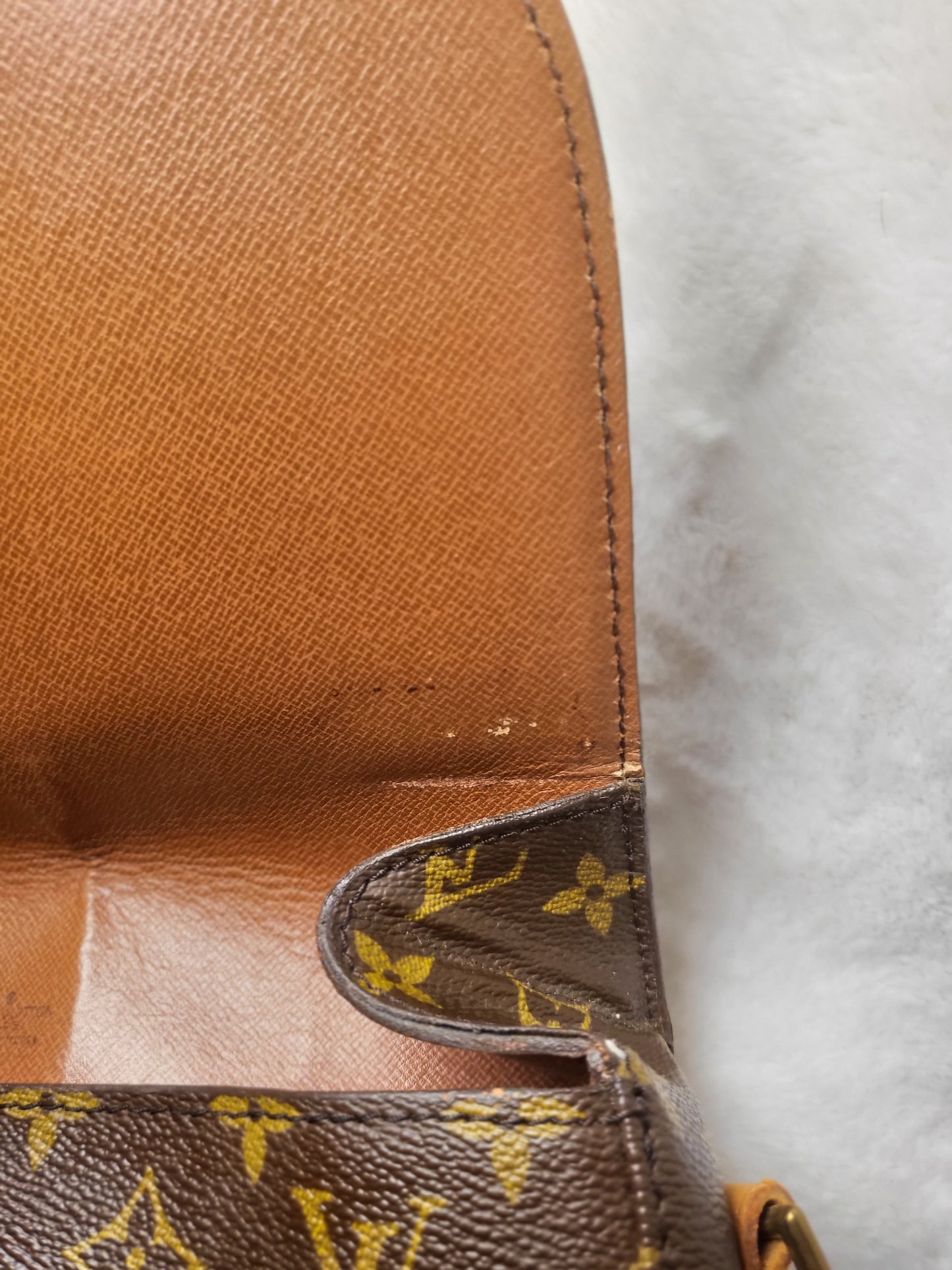 Authentic pre-owned Louis Vuitton Saint Cloud GM crossbody shoulder bag