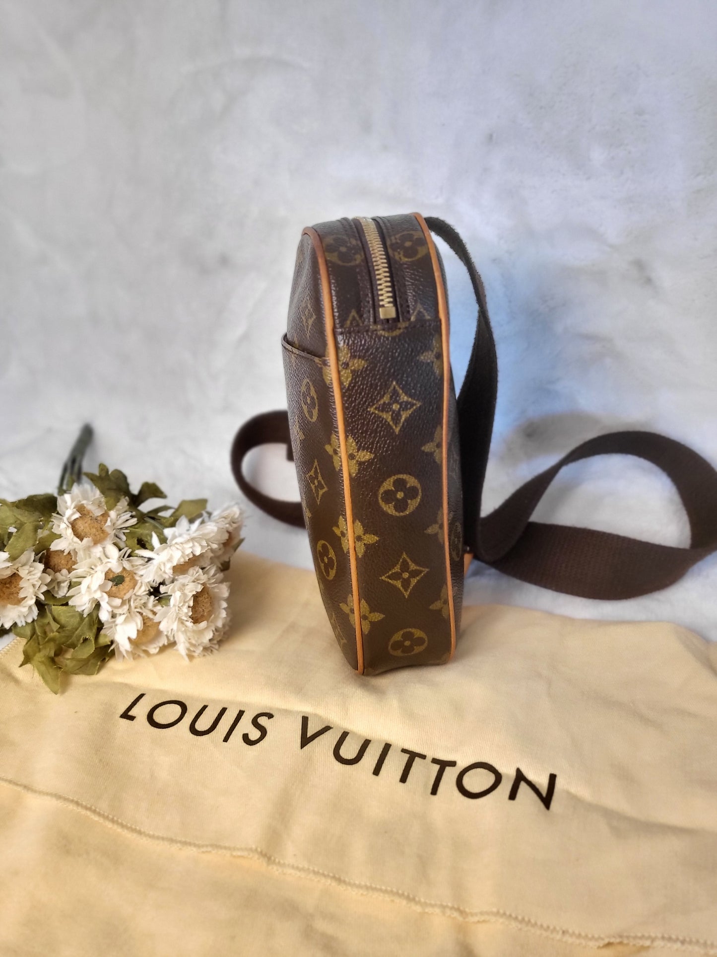 Authentic pre-owned Louis Vuitton Pochette Gange bum bag waist bag