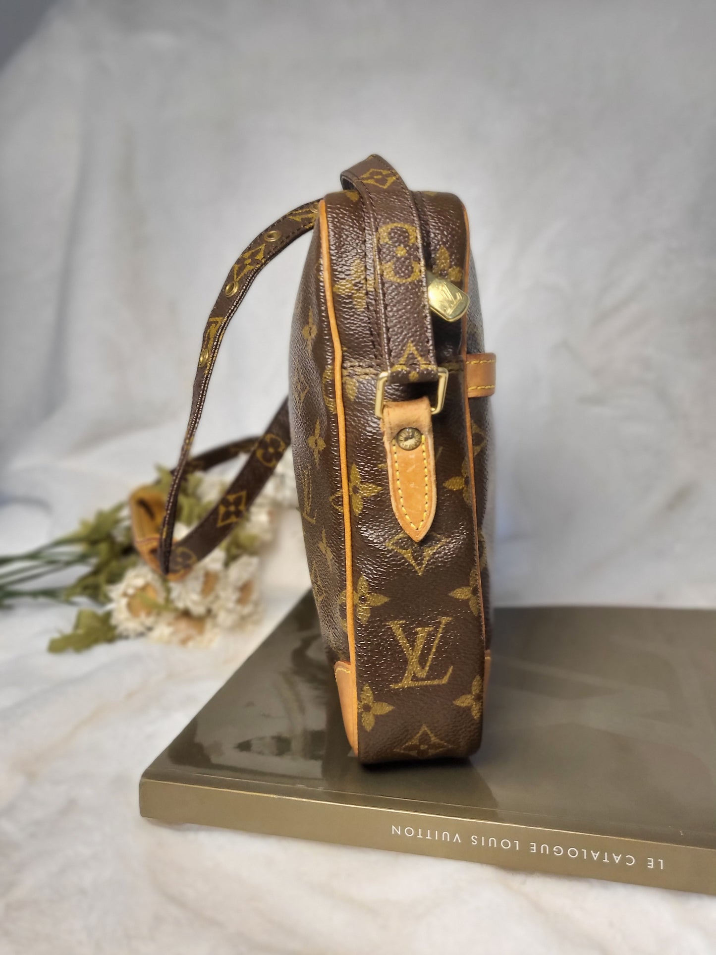 Authentic pre-owned Louis Vuitton Danube pm crossbody shoulder bag