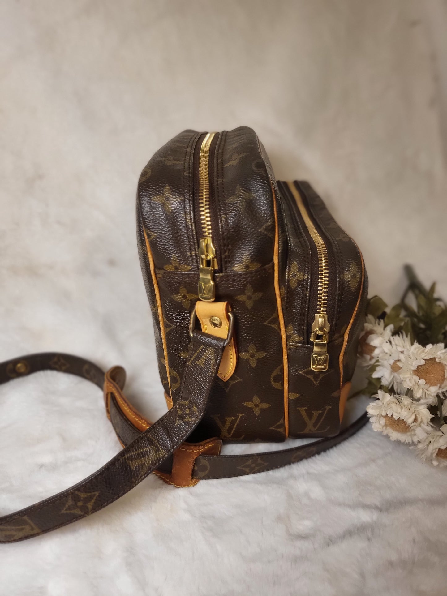 Authentic pre-owned Louis Vuitton Nile pm crossbody shoulder bag