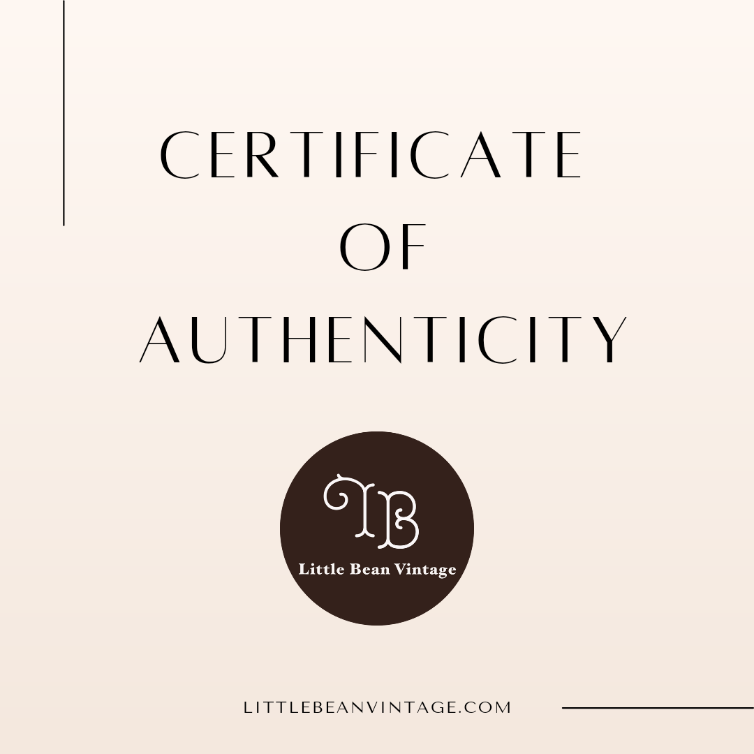 Certificate of Authenticity
