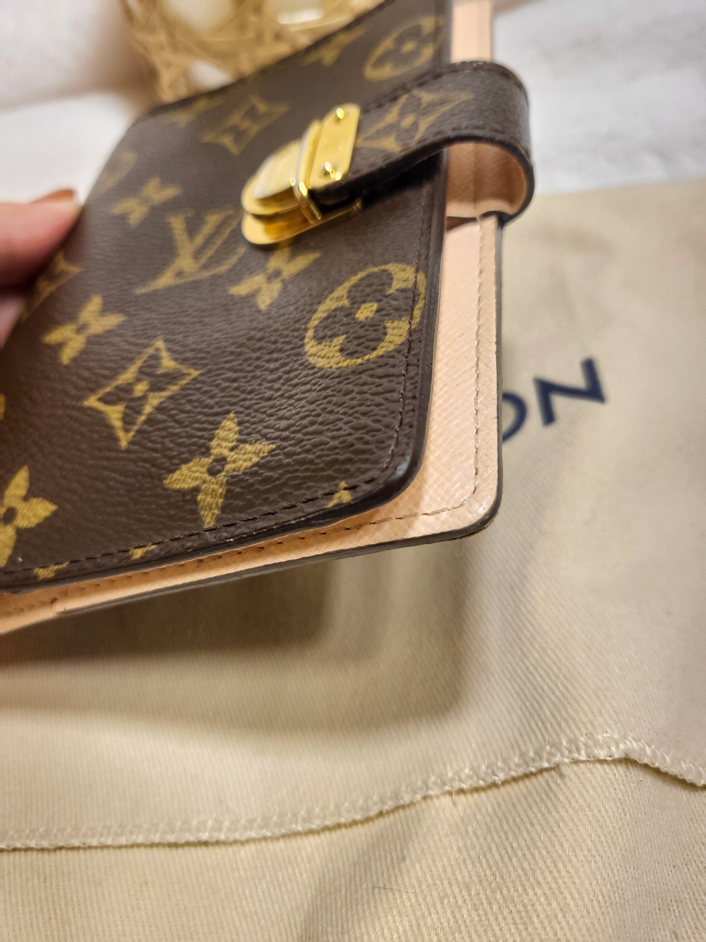 Authentic pre-owned Louis Vuitton Koala agenda pm