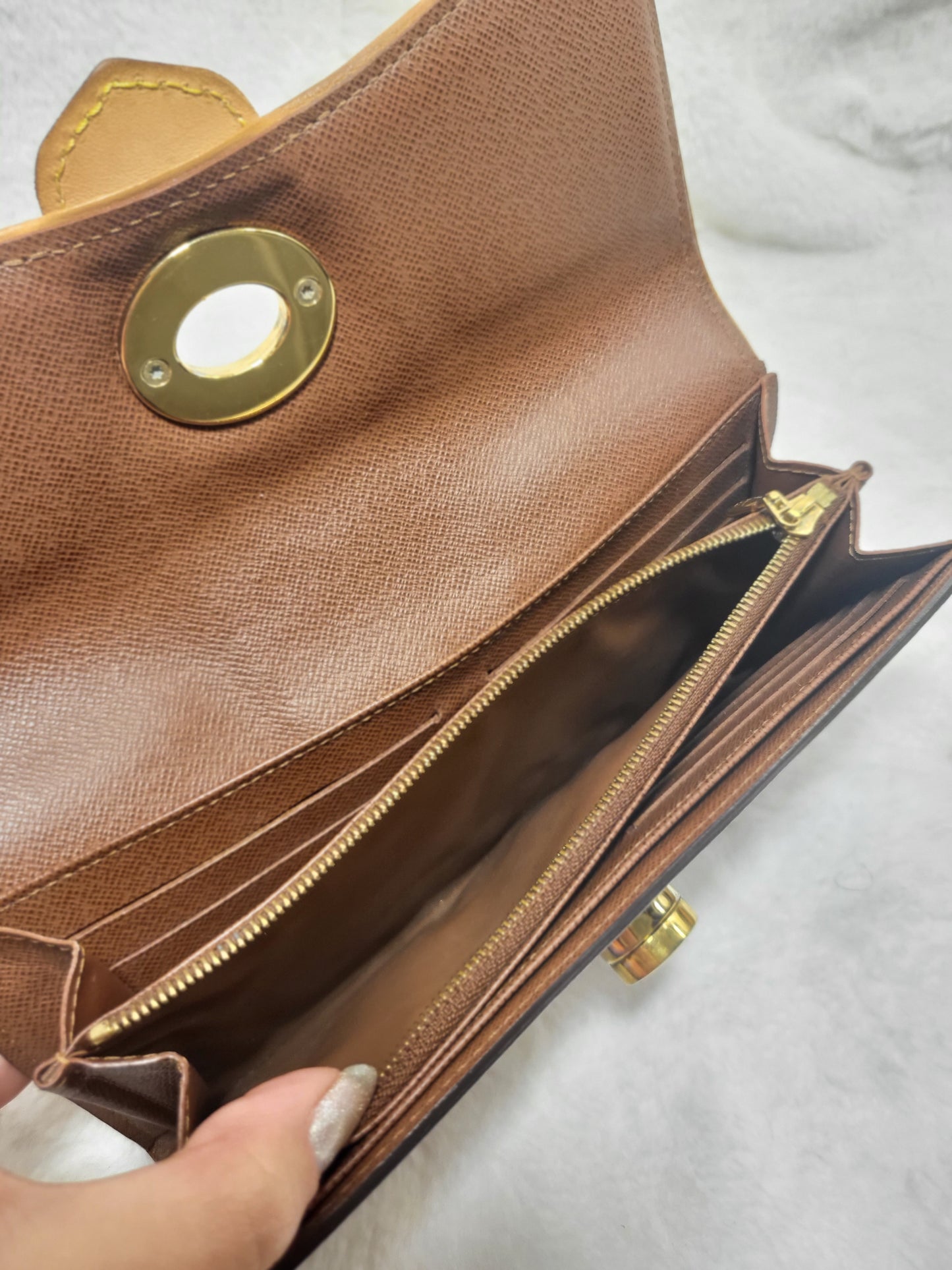 Authentic pre-owned Louis Vuitton boetie long wallet