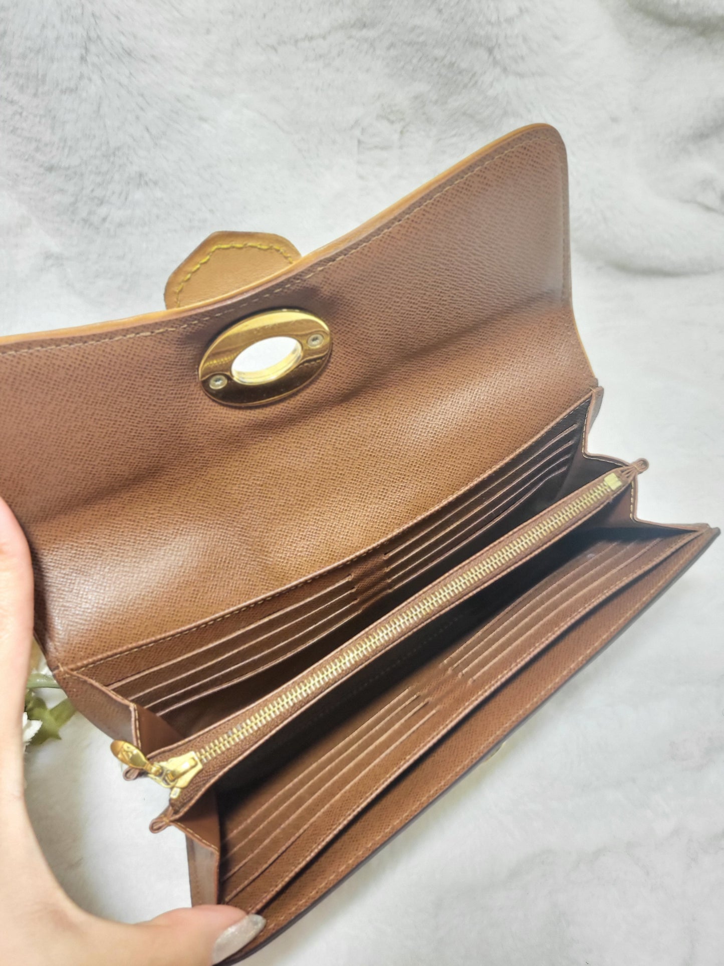 Authentic pre-owned Louis Vuitton boetie long wallet
