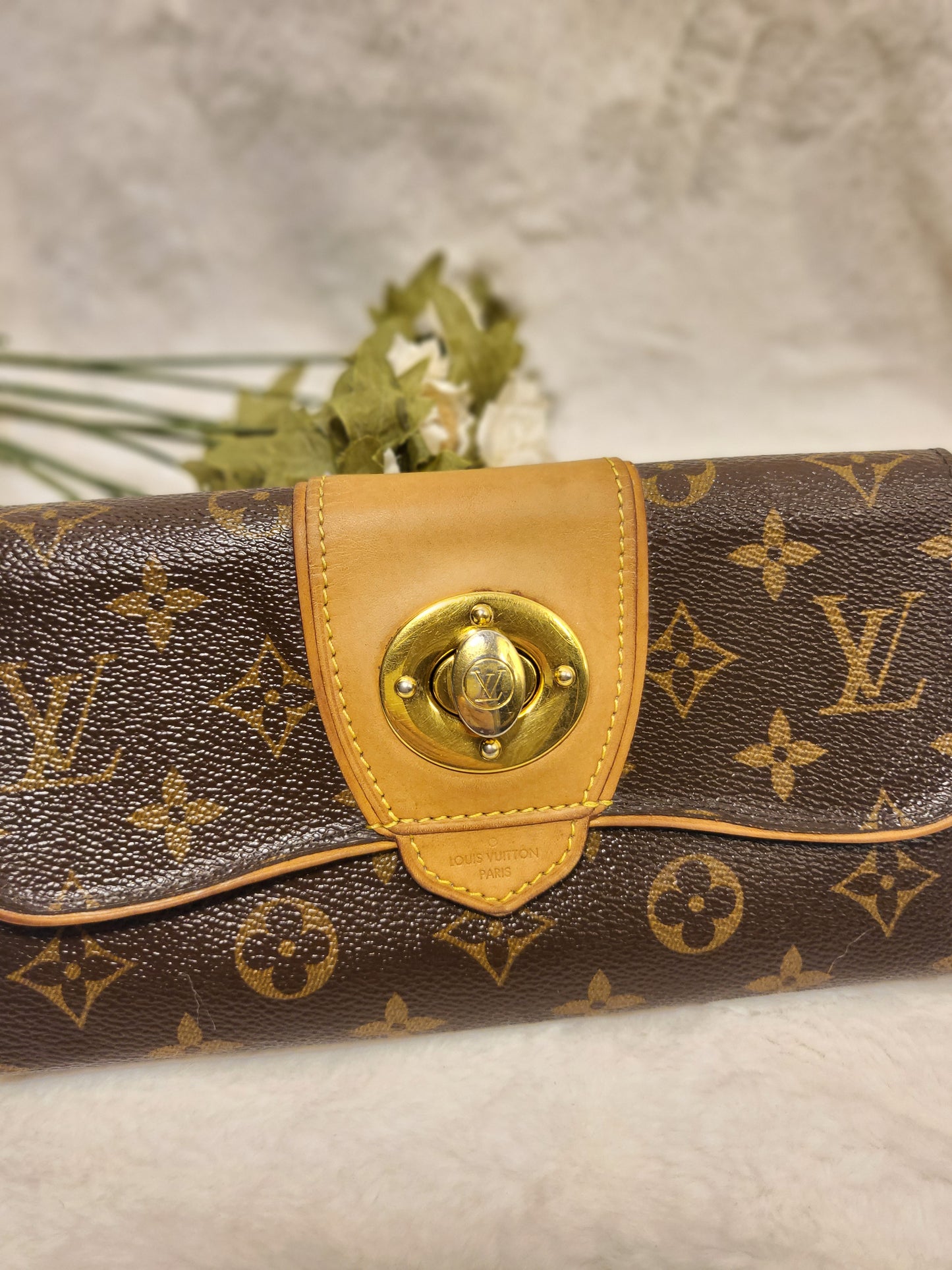 Authentic pre-owned Louis Vuitton boetie long wallet