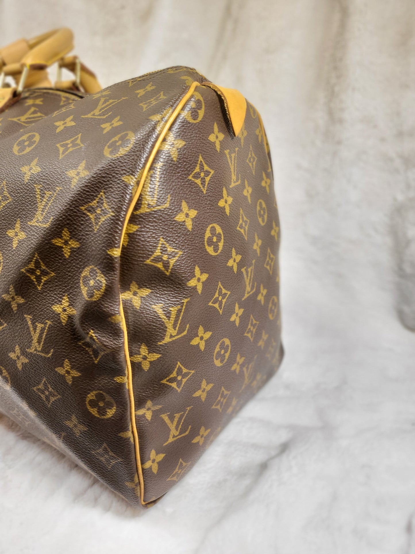 Authentic pre-owned Louis Vuitton Keepall 50 duffel travel bag