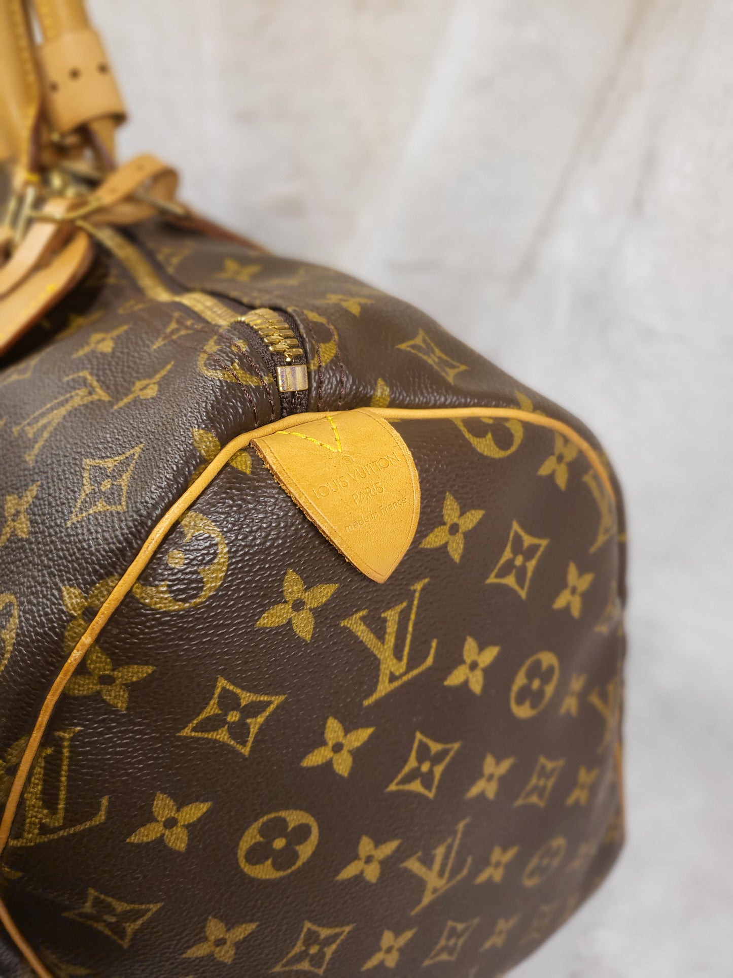 Authentic pre-owned Louis Vuitton Keepall 50 duffel travel bag