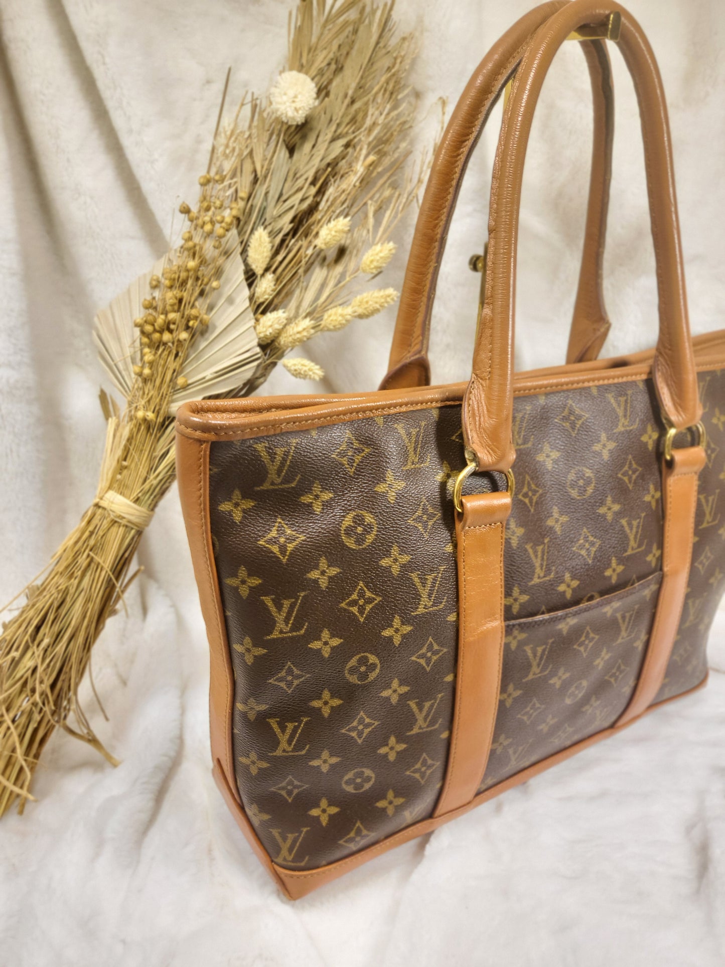 Authentic pre-owned Louis Vuitton Weekend pm tote shoulder bag