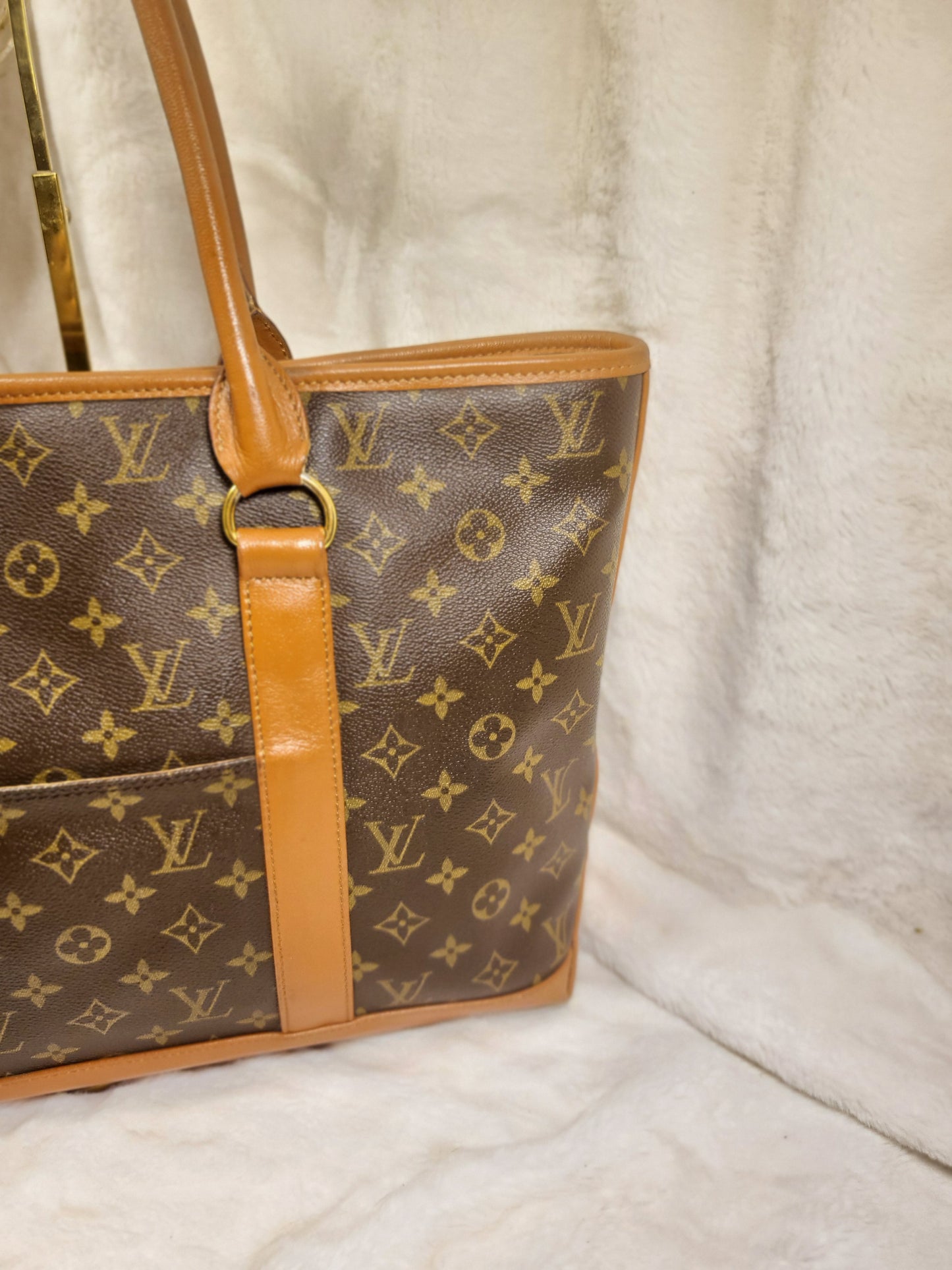 Authentic pre-owned Louis Vuitton Weekend pm tote shoulder bag