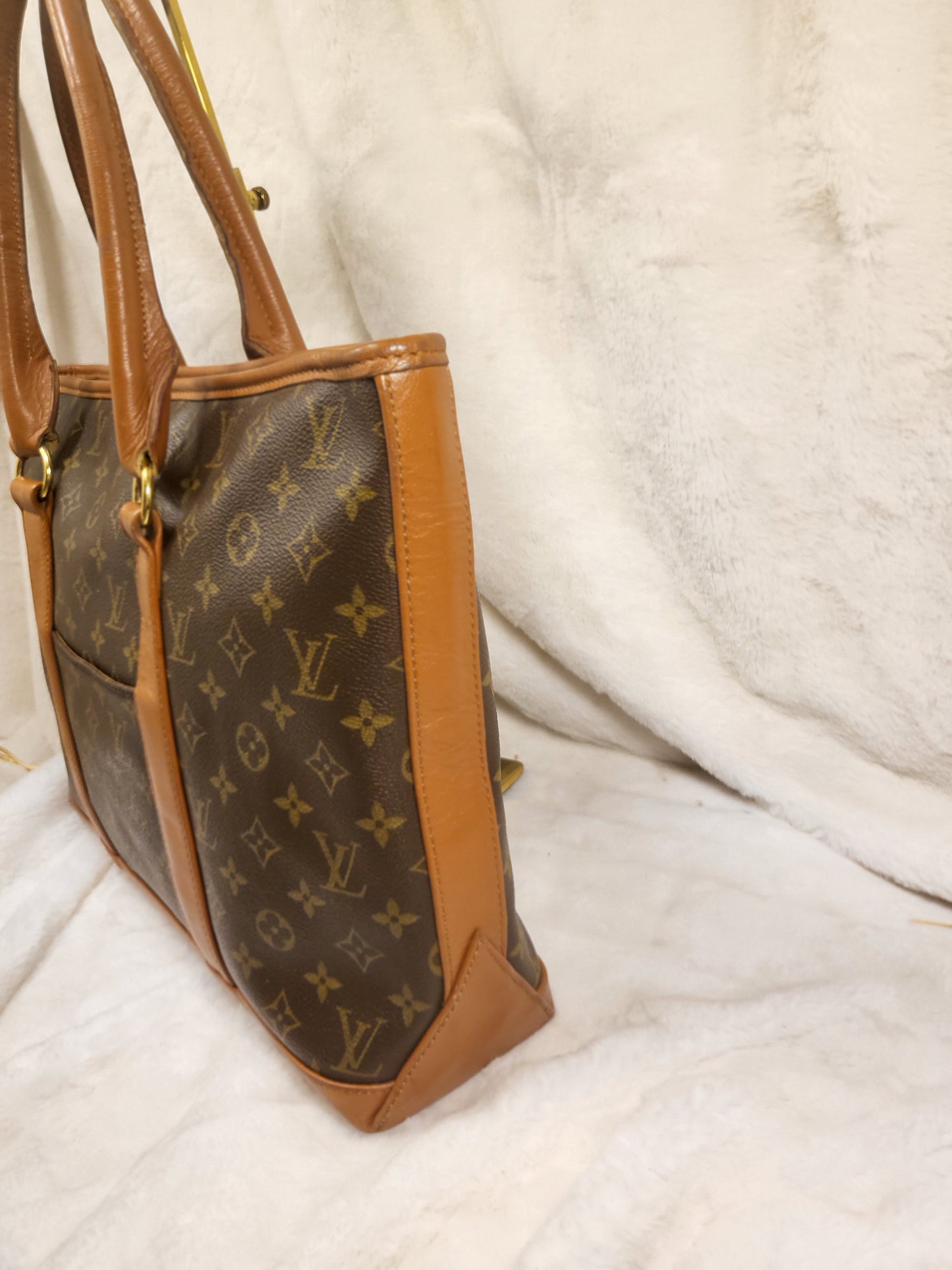 Authentic pre-owned Louis Vuitton Weekend pm tote shoulder bag