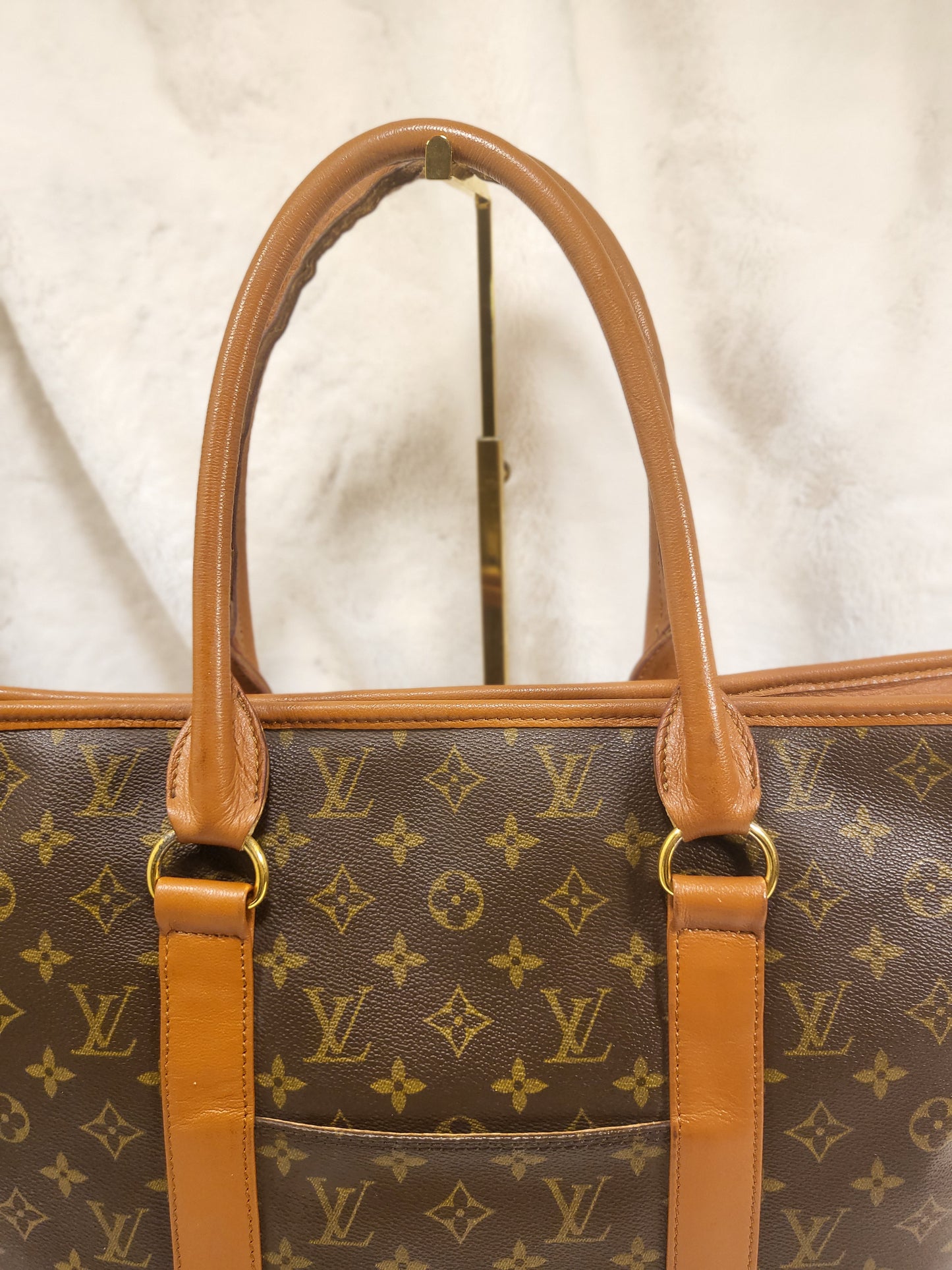 Authentic pre-owned Louis Vuitton Weekend pm tote shoulder bag