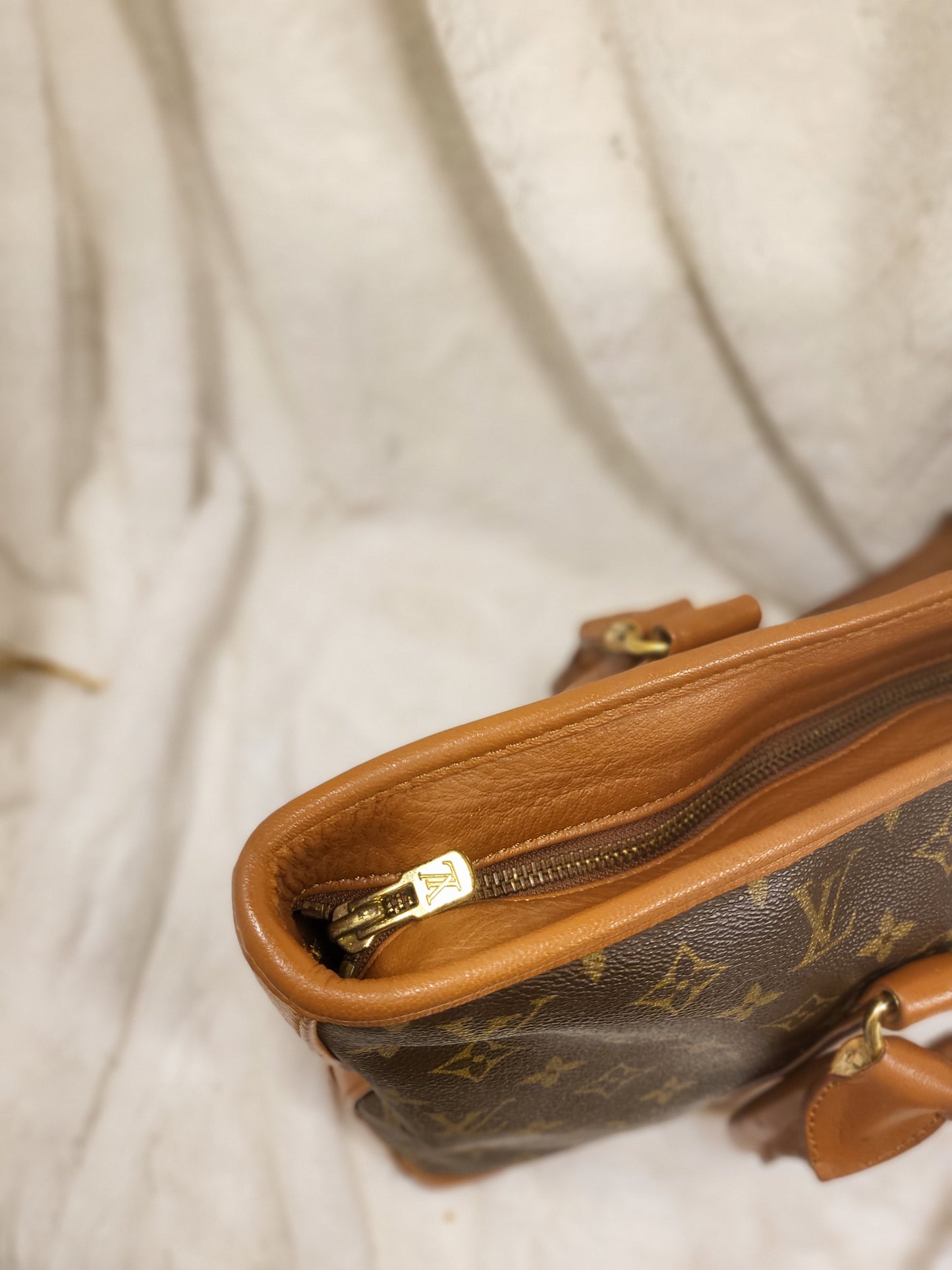 Authentic pre-owned Louis Vuitton Weekend pm tote shoulder bag