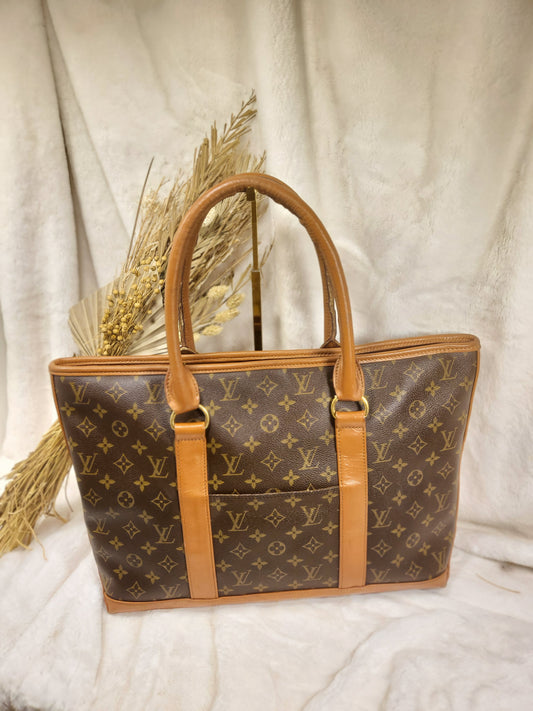 Authentic pre-owned Louis Vuitton Weekend pm tote shoulder bag