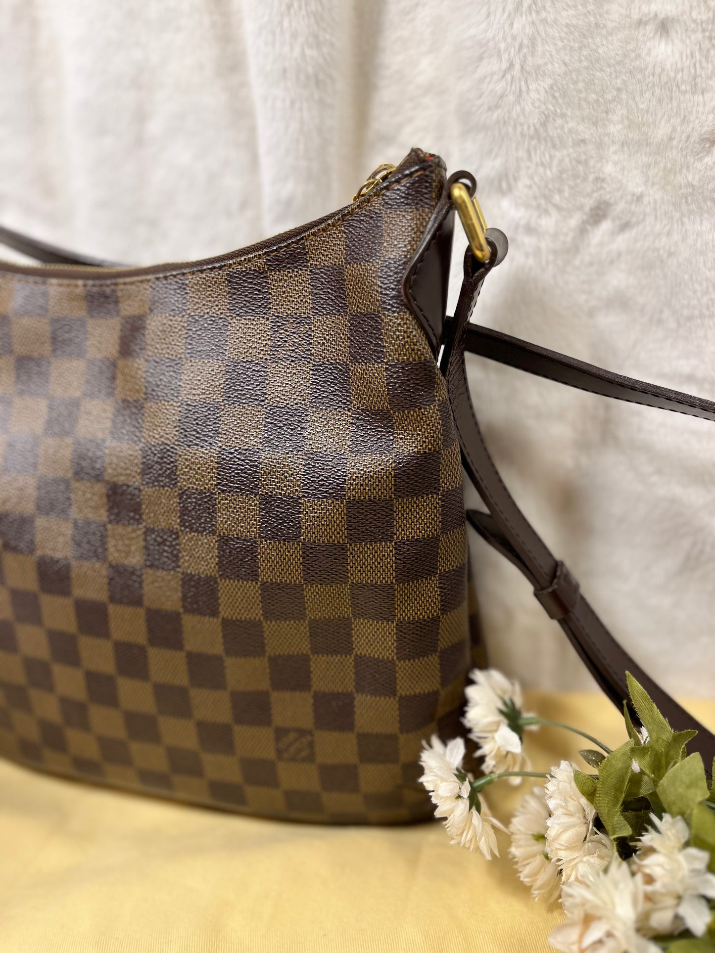 Authentic pre-owned Louis Vuitton Bloomsbury pm crossbody shoulder bag