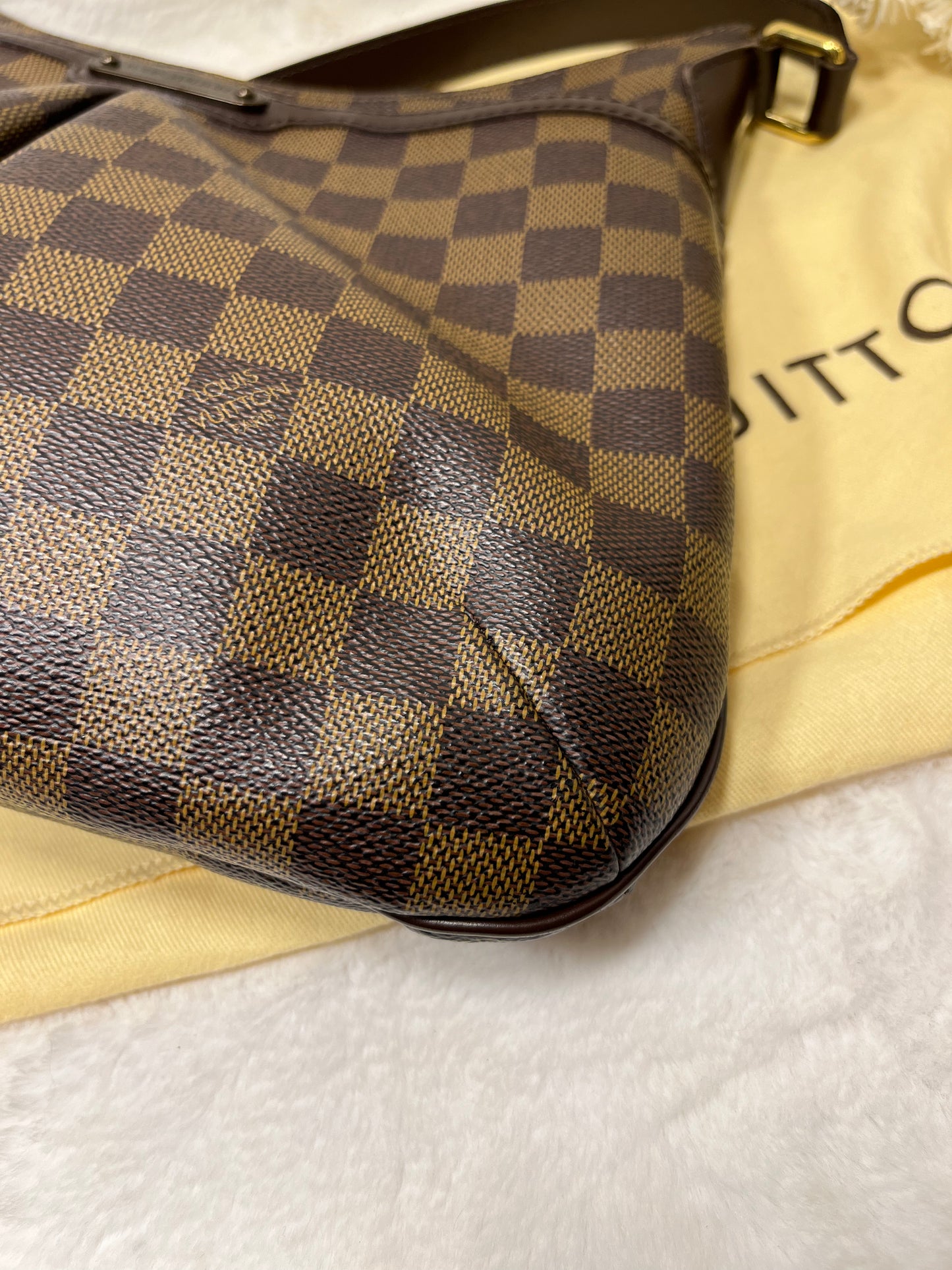 Authentic pre-owned Louis Vuitton Bloomsbury pm crossbody shoulder bag