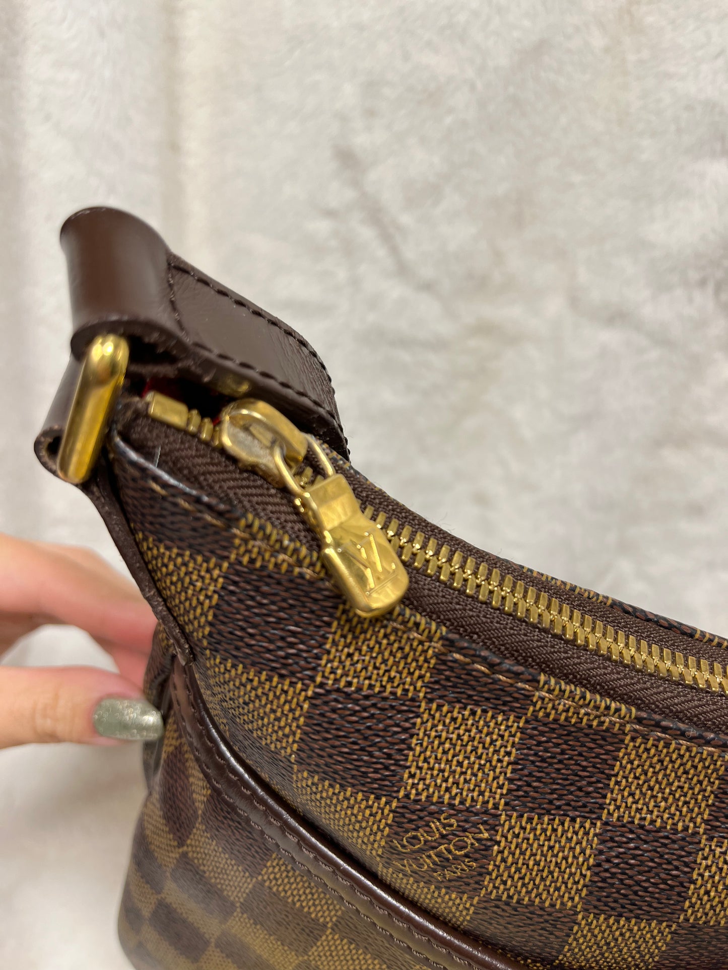 Authentic pre-owned Louis Vuitton Bloomsbury pm crossbody shoulder bag