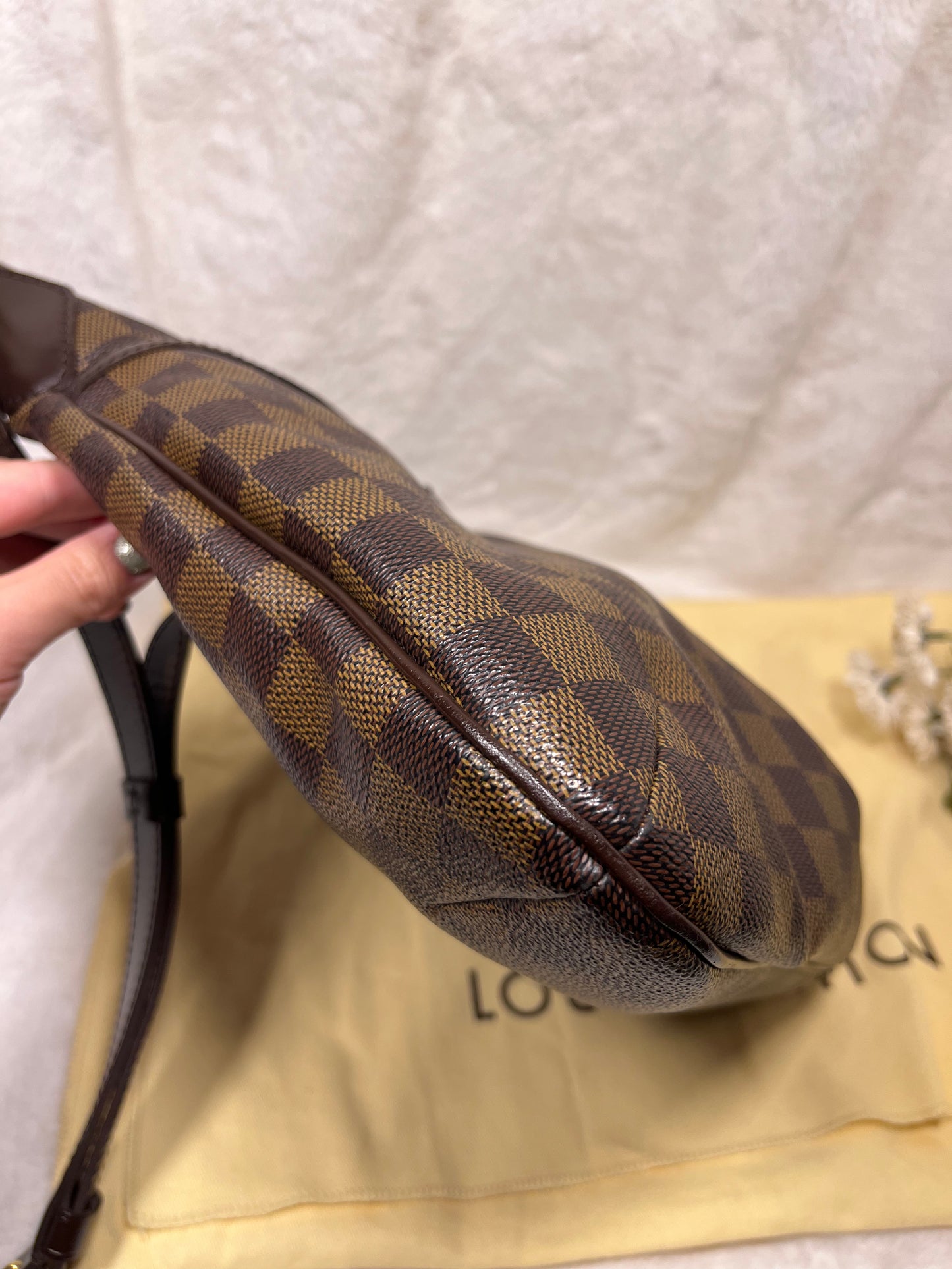 Authentic pre-owned Louis Vuitton Bloomsbury pm crossbody shoulder bag