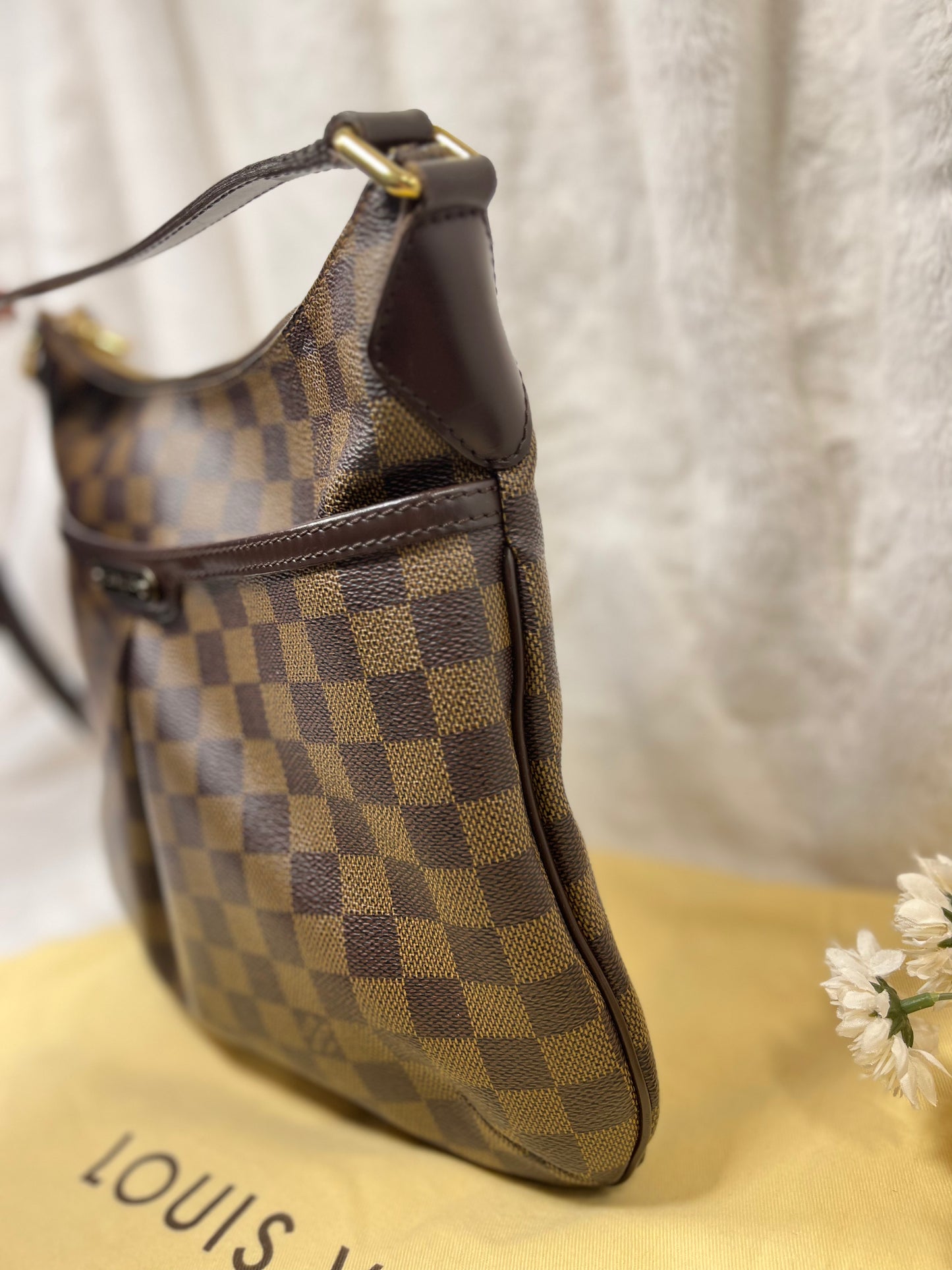 Authentic pre-owned Louis Vuitton Bloomsbury pm crossbody shoulder bag