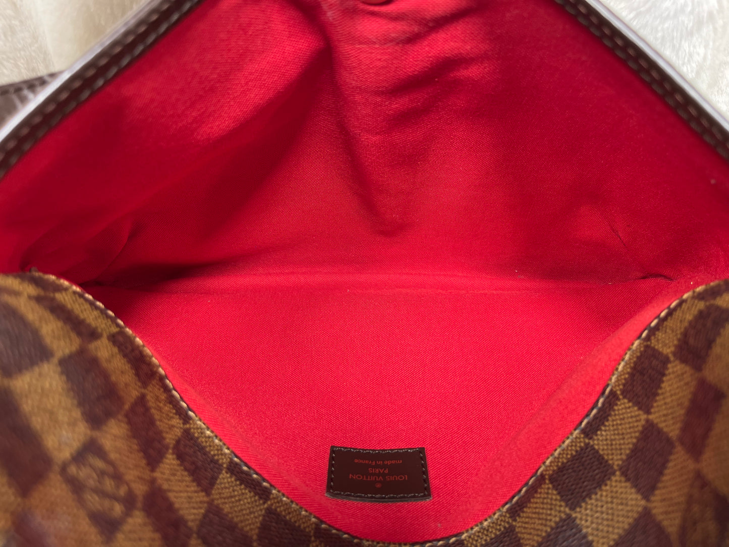 Authentic pre-owned Louis Vuitton Bloomsbury pm crossbody shoulder bag