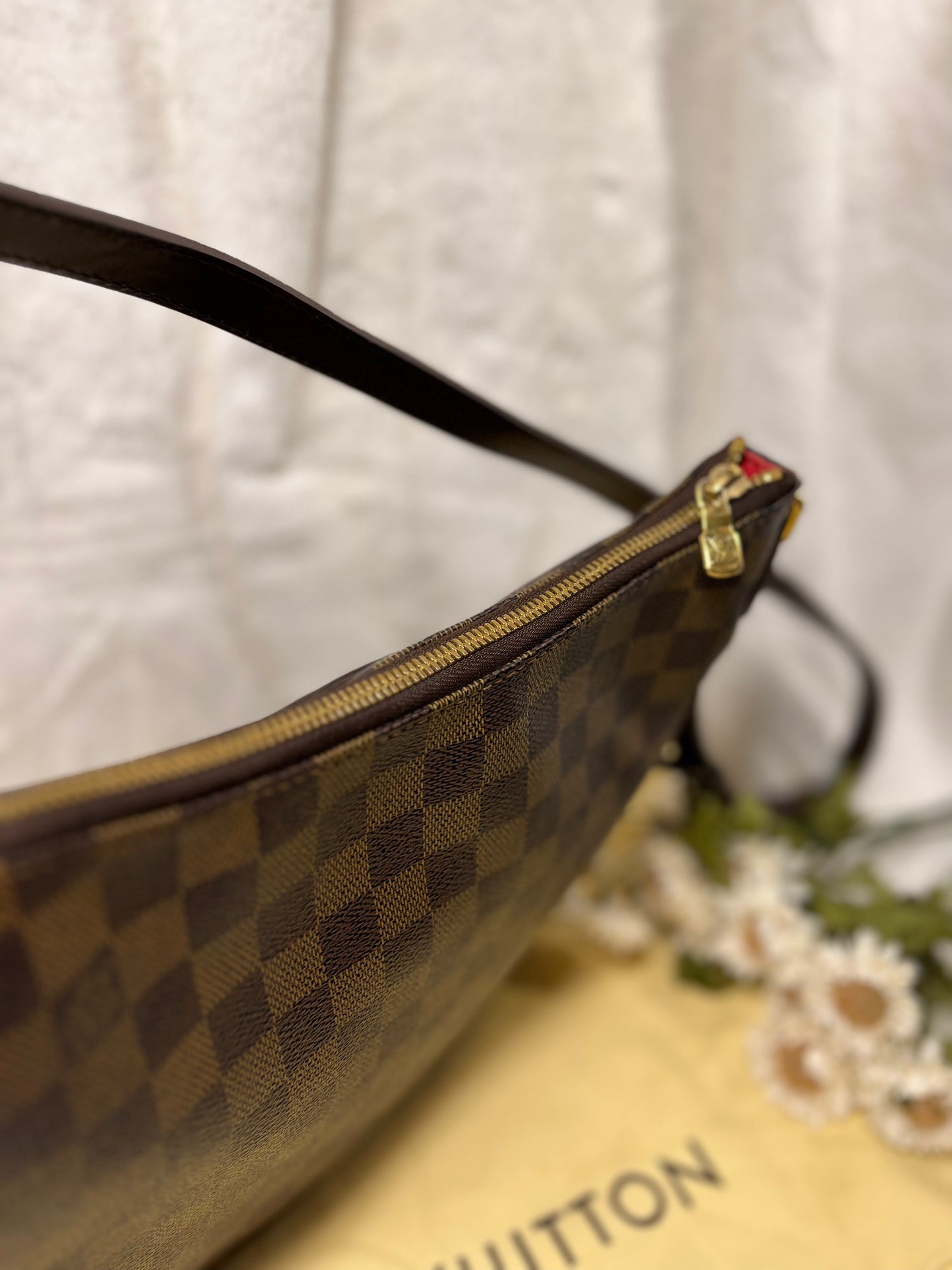 Authentic pre-owned Louis Vuitton Bloomsbury pm crossbody shoulder bag