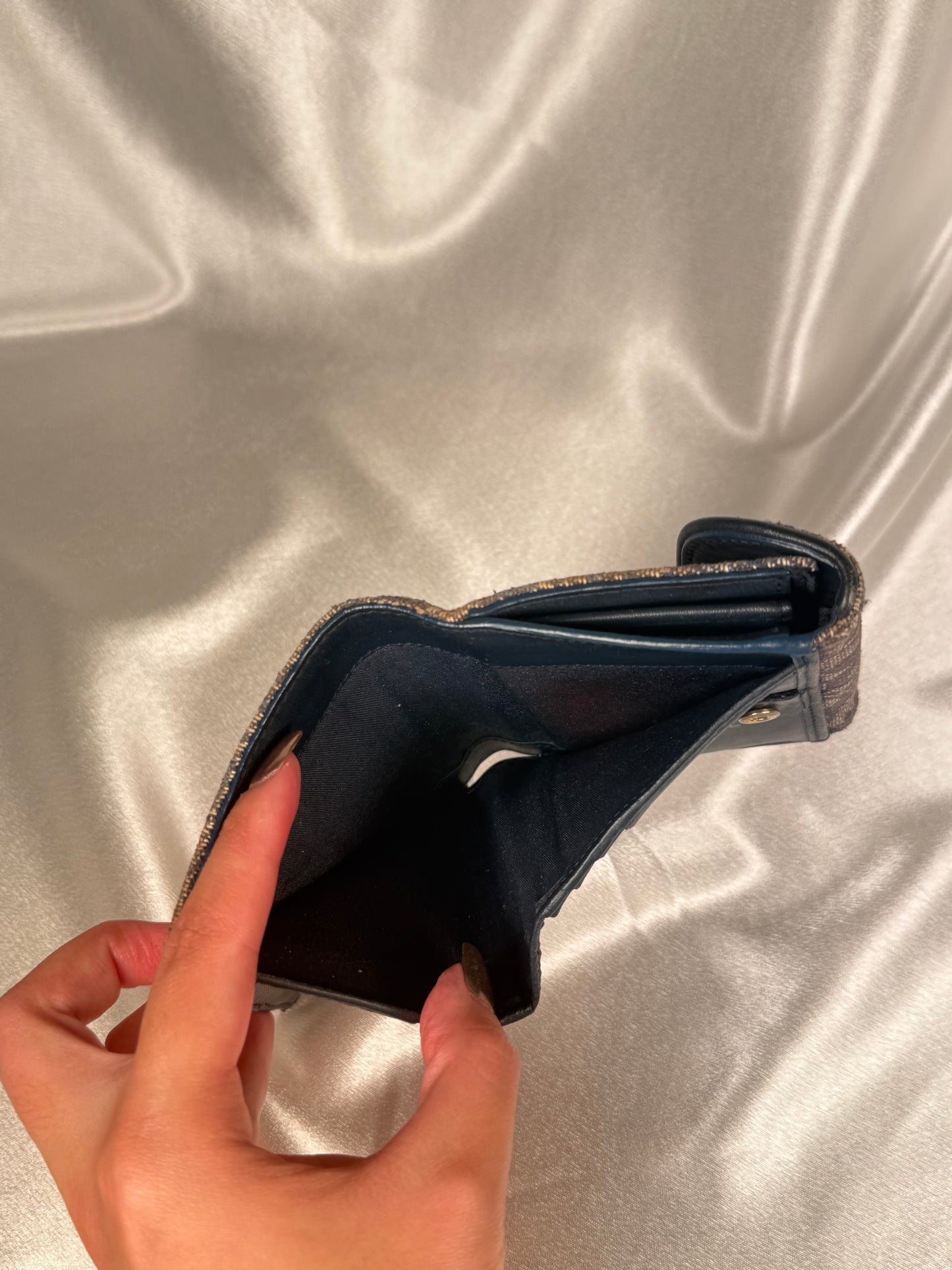 Dior trotter saddle wallet
