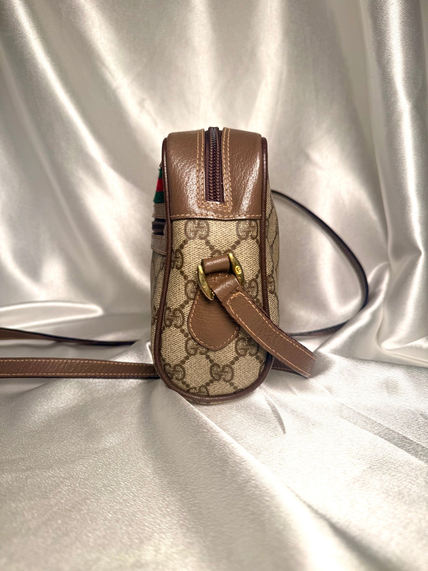 Gucci ophidia sherry line crossbody shoulder bag