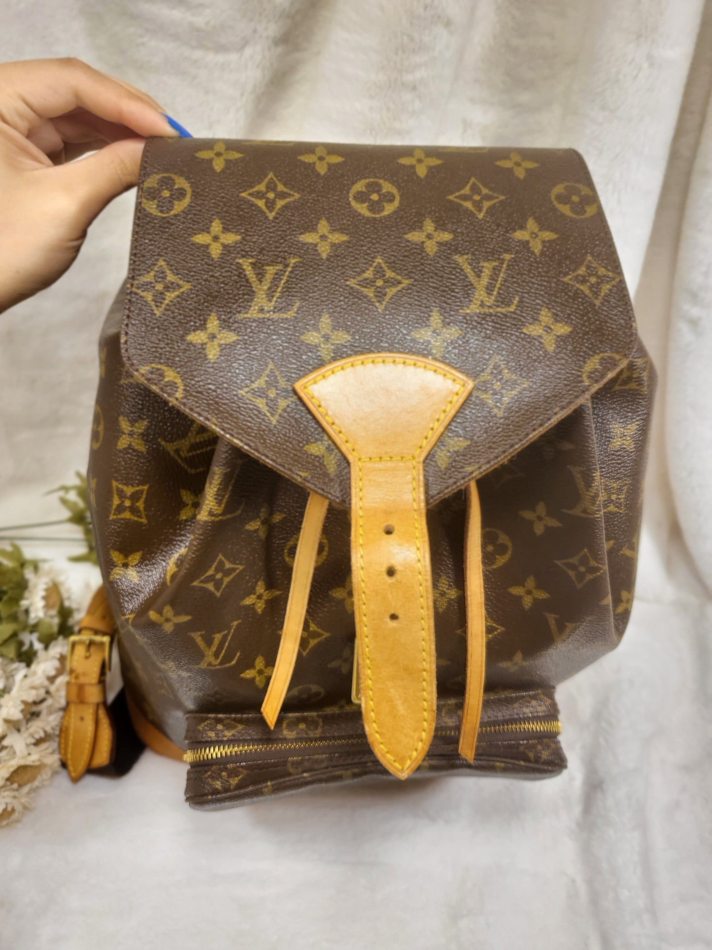 Authentic pre-owned Louis Vuitton Montsouris GM backpack