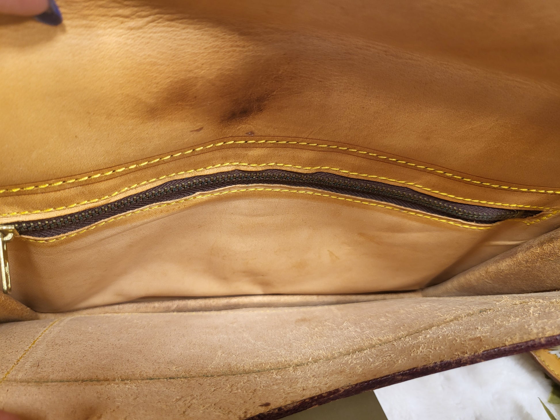 Authentic pre-owned Louis Vuitton sac biface calfskin hinomoto