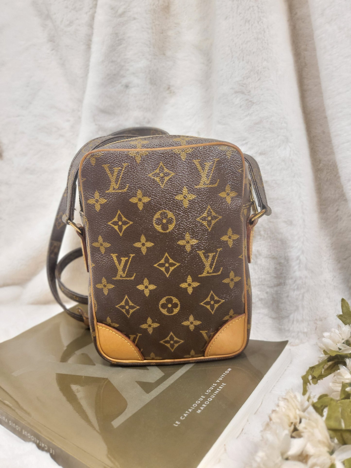 Authentic pre-owned Louis Vuitton Danube pm crossbody shoulder bag