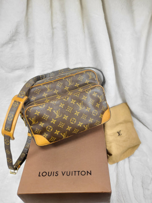 Authentic pre-owned Louis Vuitton Nile pm crossbody shoulder bag