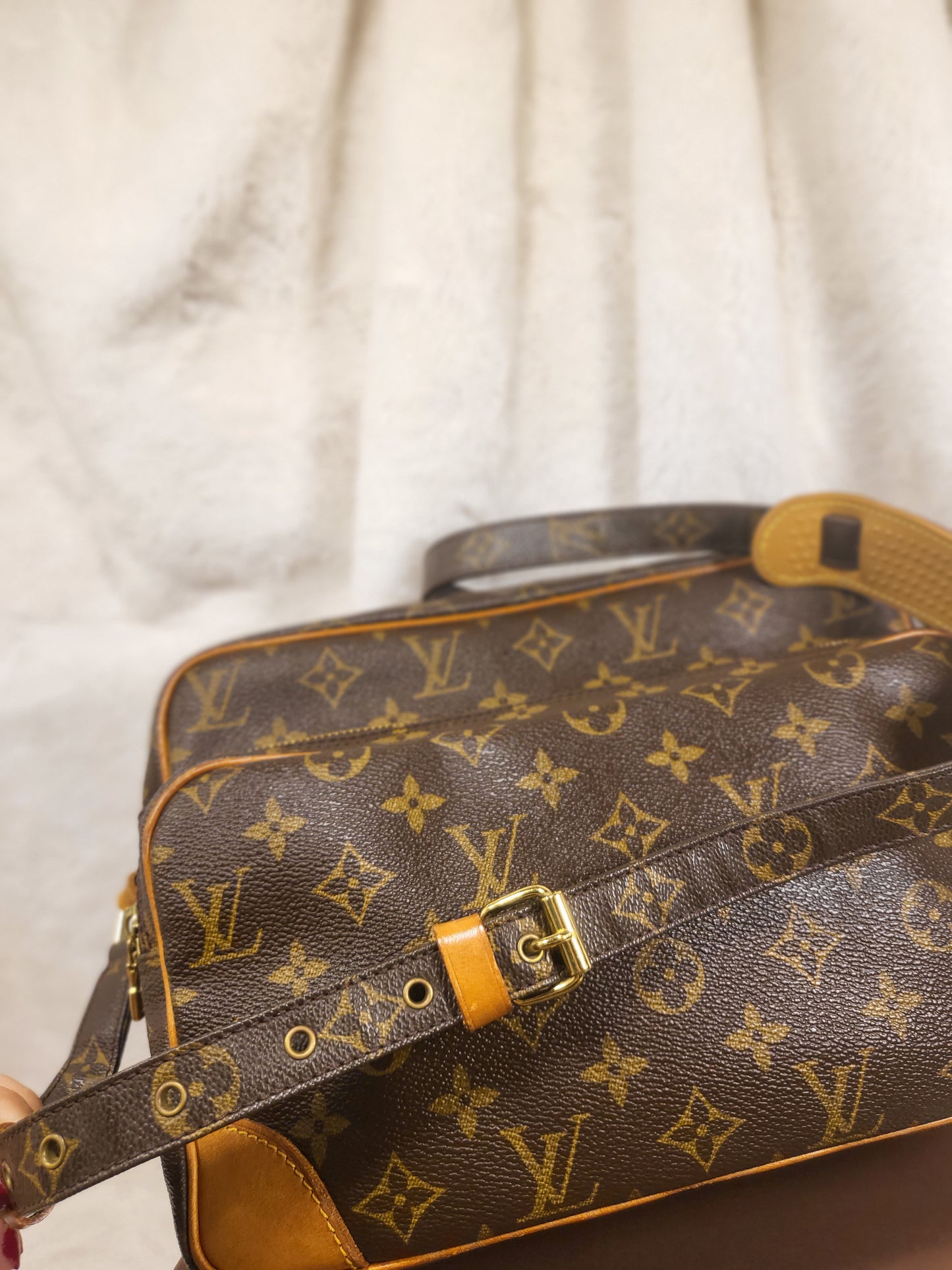 Authentic pre-owned Louis Vuitton Nile pm crossbody shoulder bag