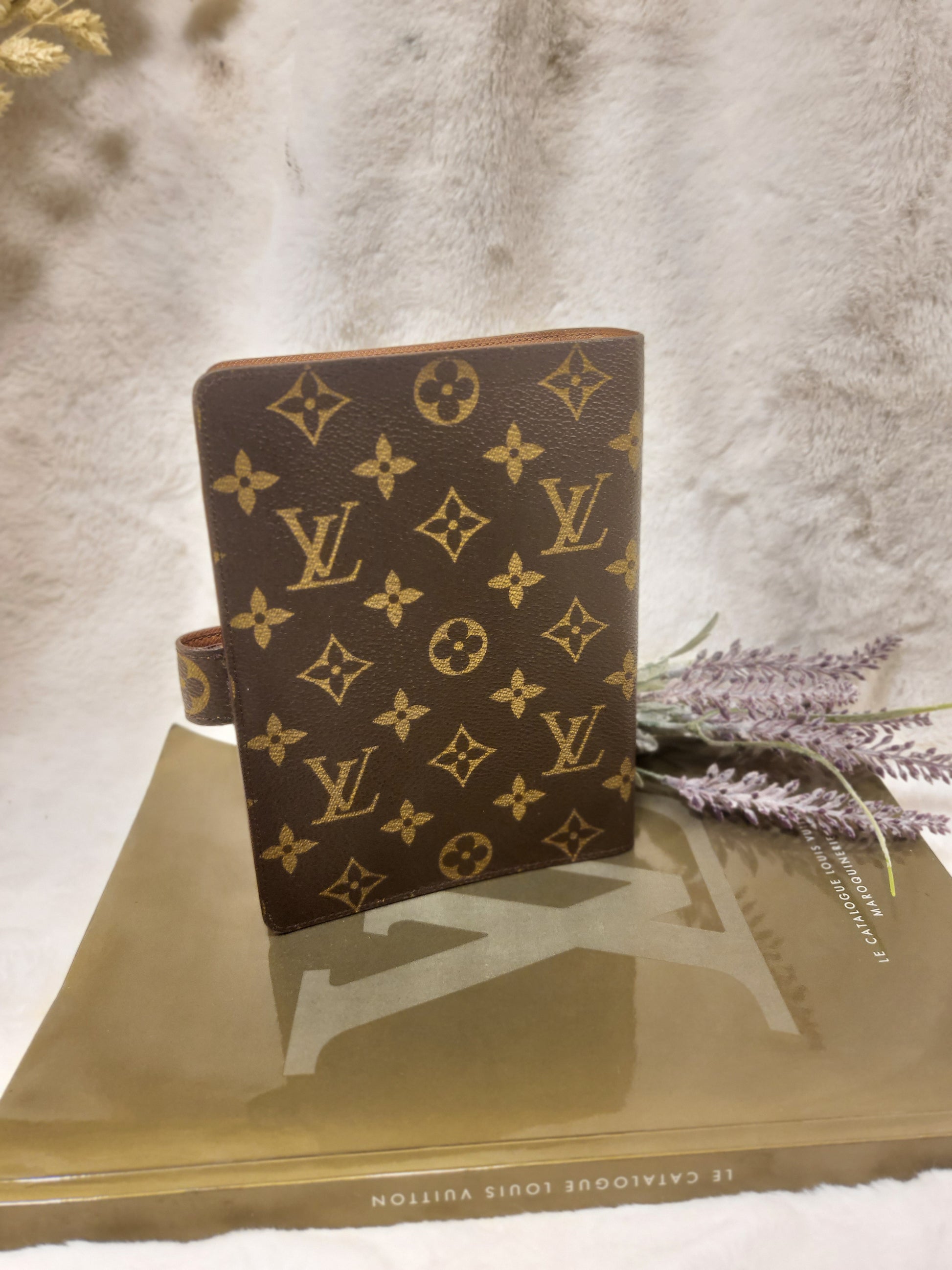 Pre-Owned Louis Vuitton Notebook Cover Agenda PM Brown Monogram