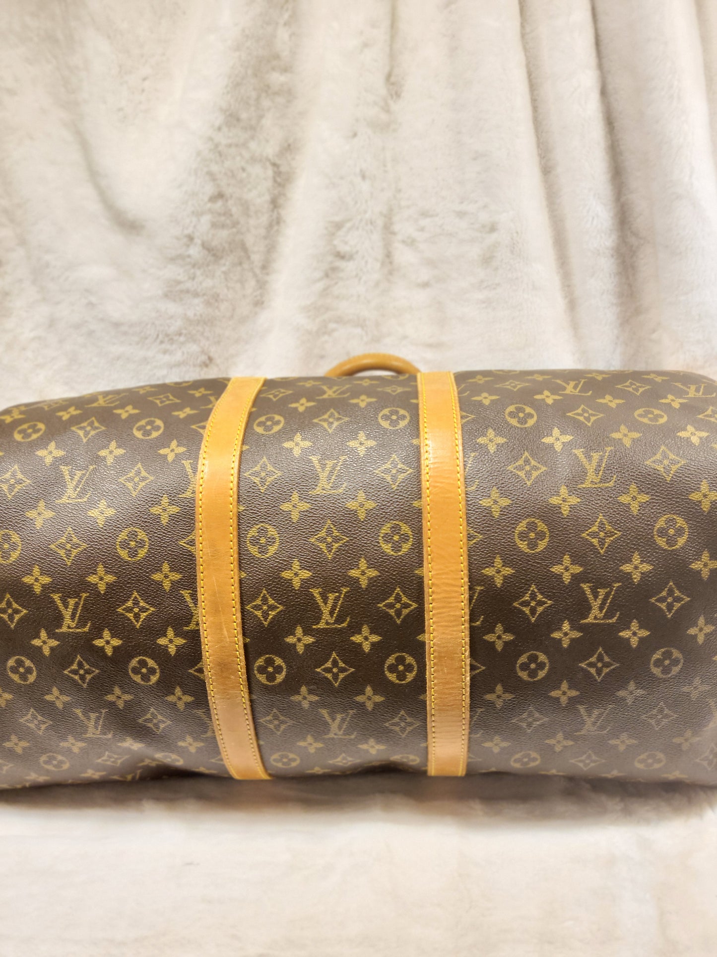 Authentic pre-owned Louis Vuitton Keepall 55 bandoliere