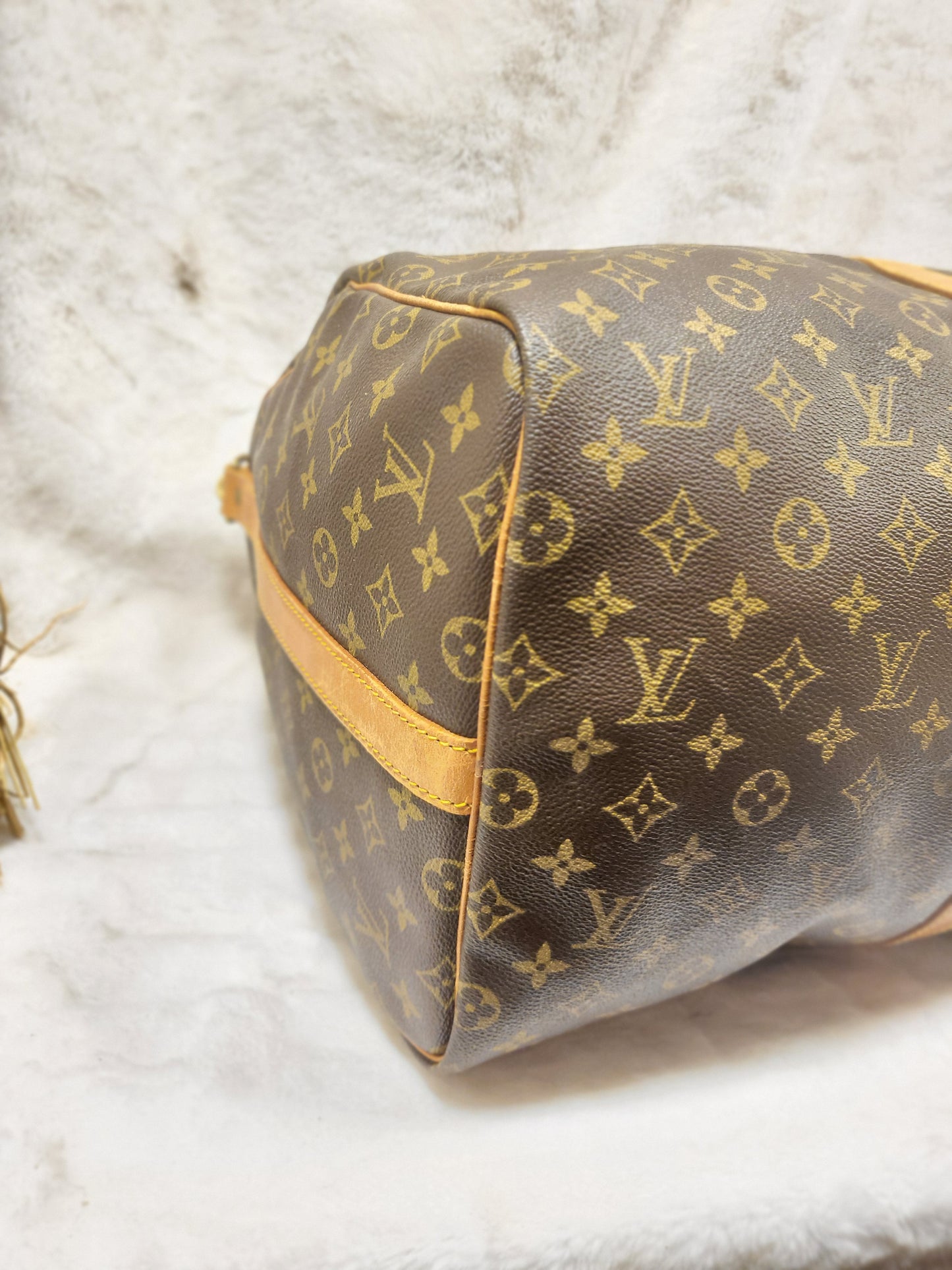 Authentic pre-owned Louis Vuitton Keepall 55 bandoliere