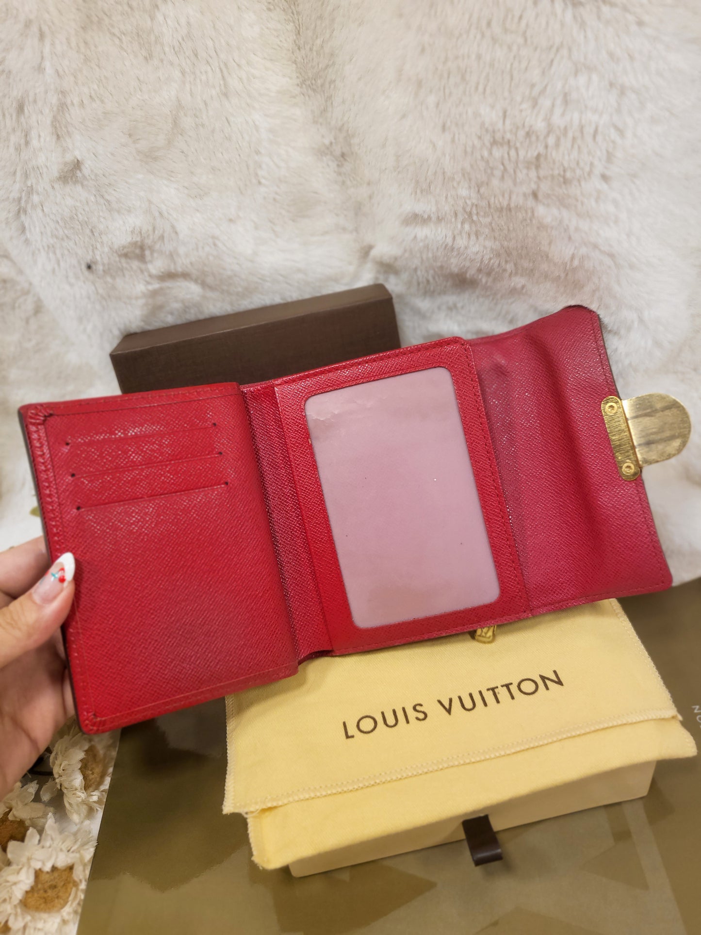 Authentic pre-owned Louis Vuitton Koala damier ebene wallet