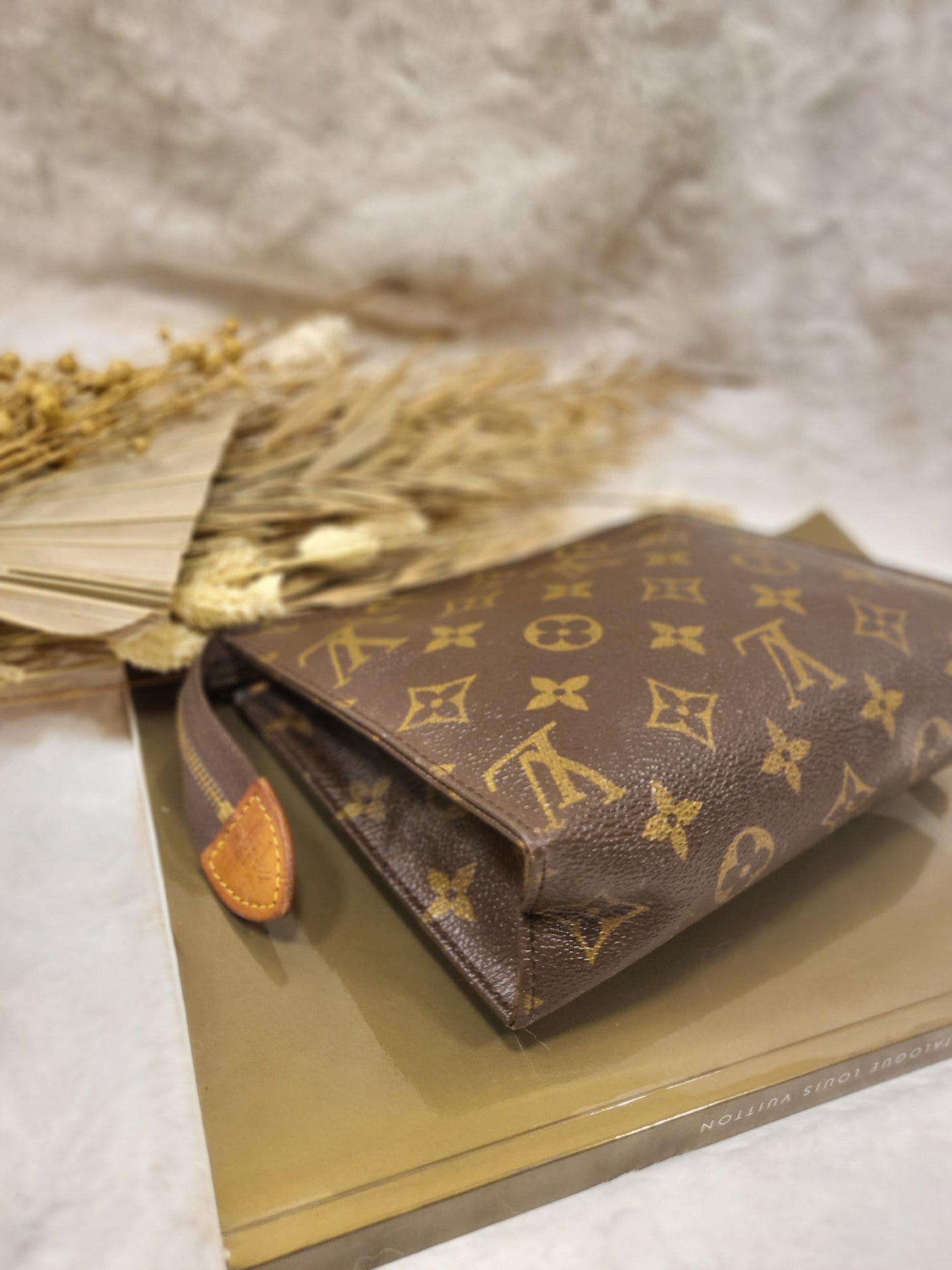 Authentic pre-owned Louis Vuitton toiletry 19 make up bag